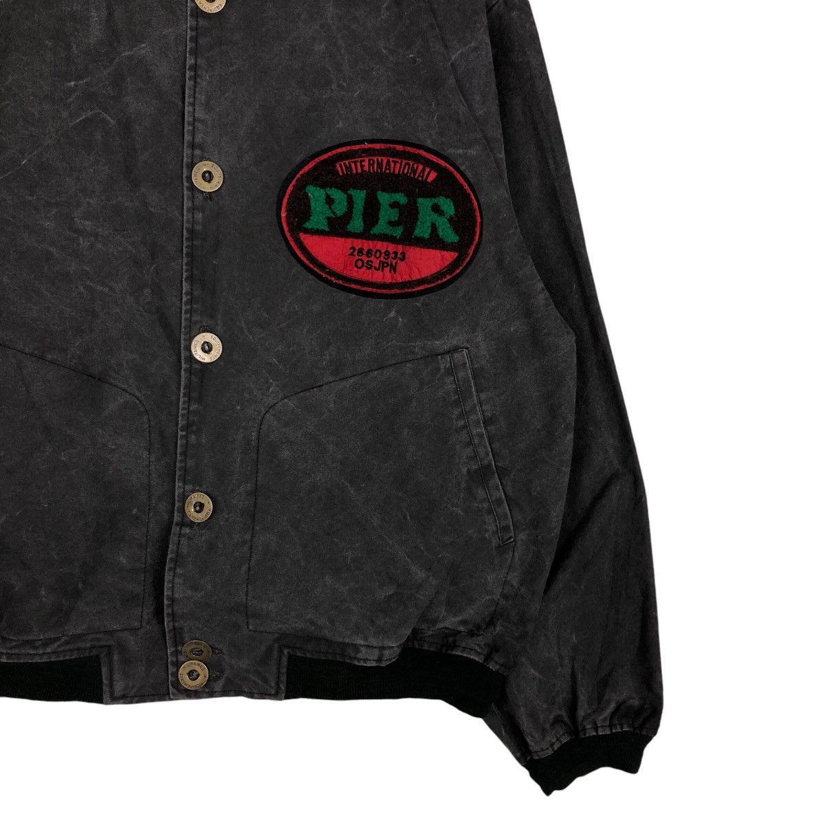 Japanese Brand × Vintage 📌Vintage Chore Bomber Jacket Grandness Big Logo Biker Wear Size US M / EU 48-50 / 2 - 6 Thumbnail