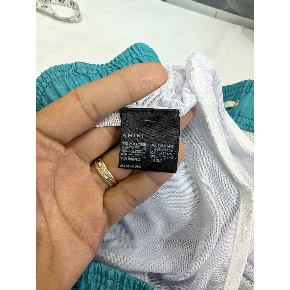 Amiri o1rshd1 Core Logo Swim Trunk Short in Columbia Size US 36 / EU 52 - 14 Thumbnail