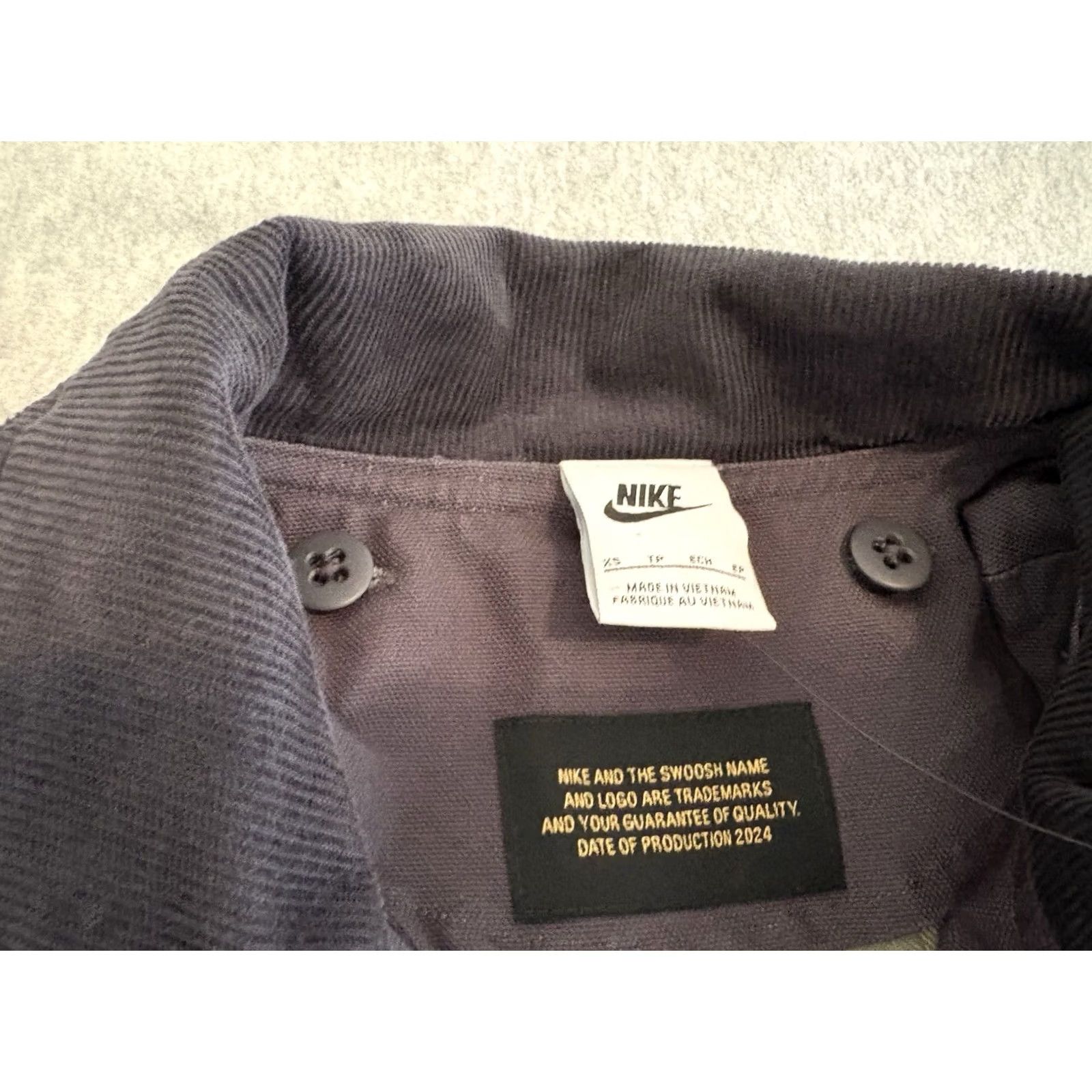Nike Nike Life Flannel-Lined Barn Coat Jacket Anthracite Mens XS NWT Quilted Coat Size US XS / EU 42 / 0 - 2 Thumbnail