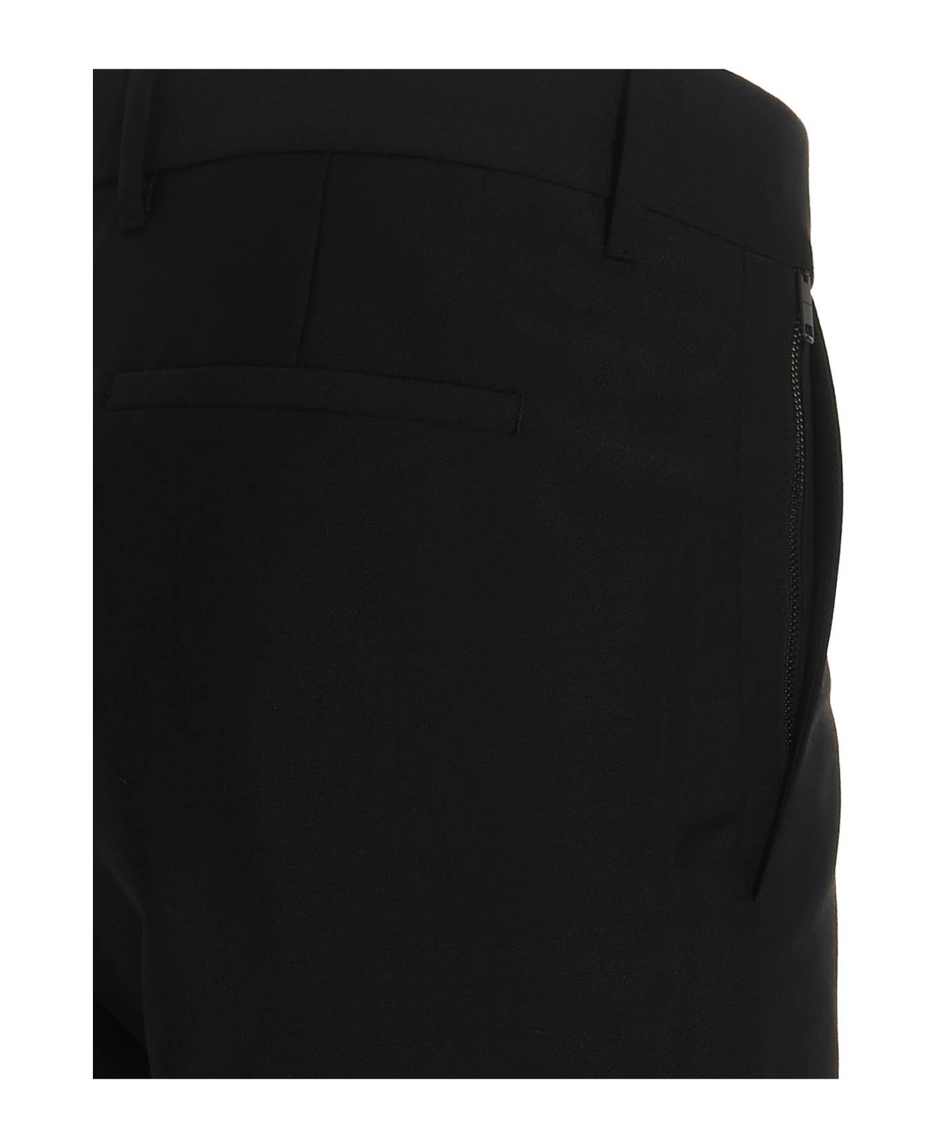 Givenchy o1n1vont0326 Mohair Wool Pants in Black Size US 34 / EU 50 - 4 Thumbnail