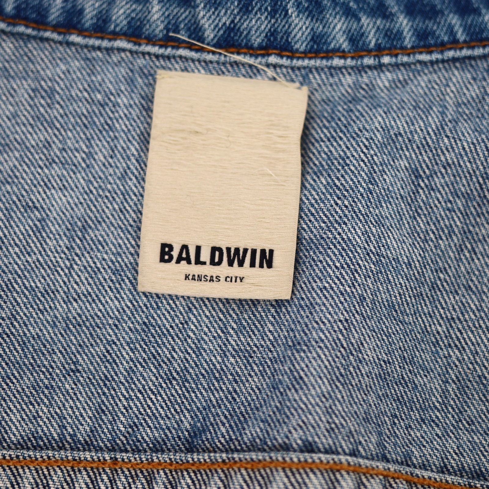 Baldwin Baldwin Women Blue Medium Wash Denim Moto Boxy Jacket Size S Size S / US 4 / IT 40 - 5 Thumbnail