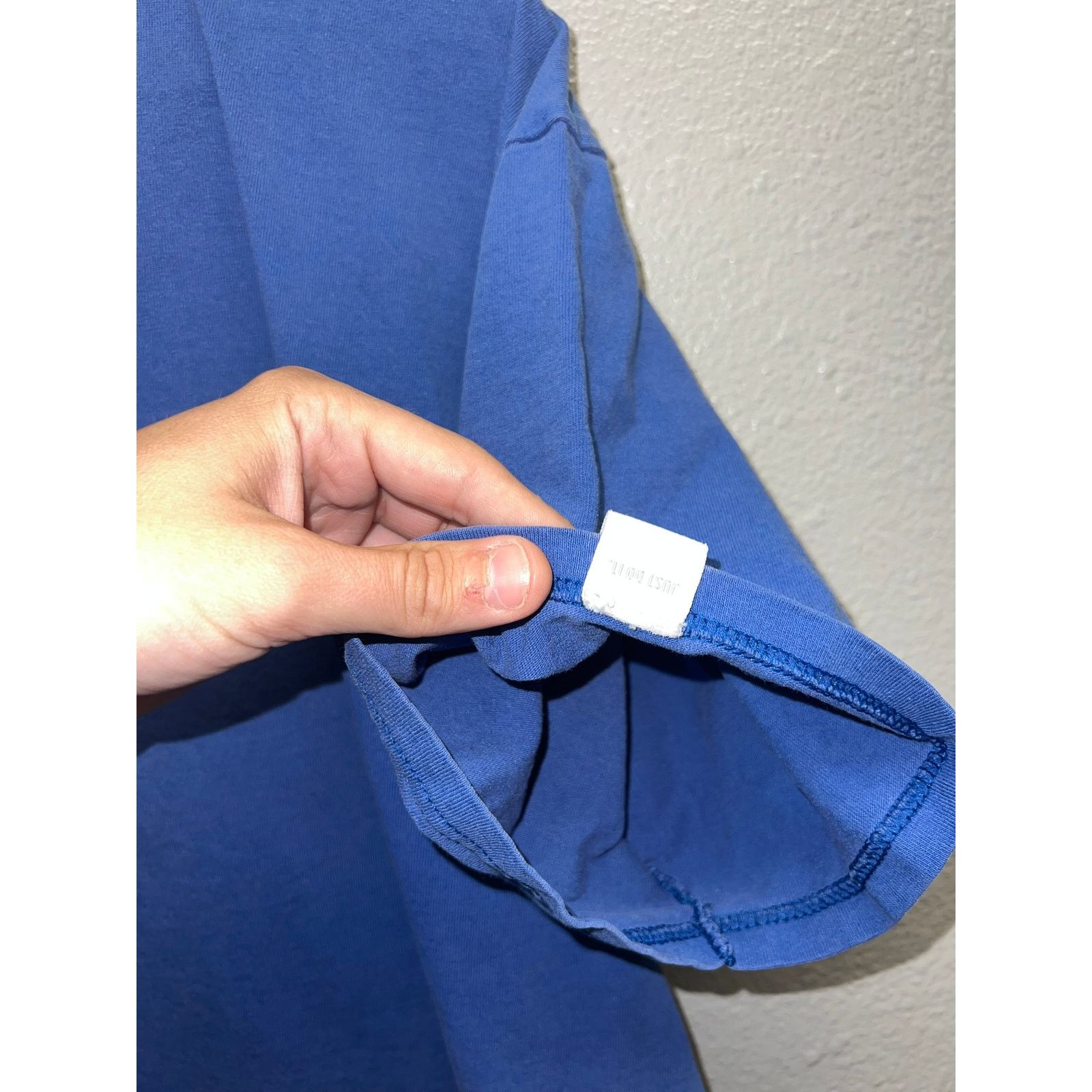 Nike Nike Blue Blank Shirt Y2K Swoosh Long Length Tee 2000s L Size US L / EU 52-54 / 3 - 4 Thumbnail