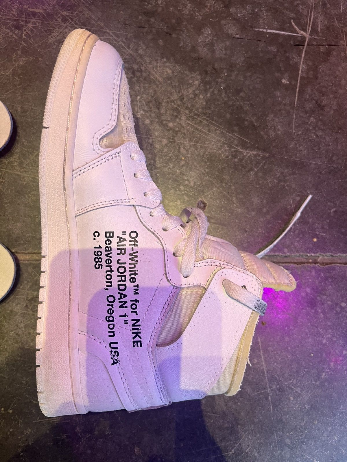Jordan Brand × Nike 0ff-White Jordan 1 euro Size US 8.5 / EU 41-42 - 11 Thumbnail