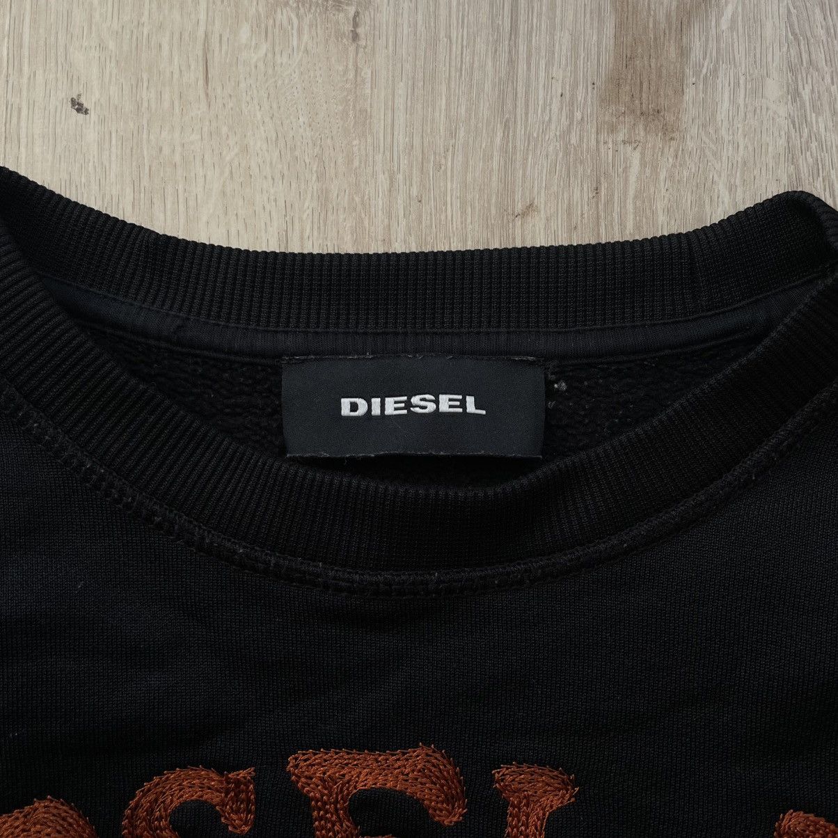 Diesel × Japanese Brand Diesel Vintage Sweatshirt Embroidered Logo Size US M / EU 48-50 / 2 - 5 Thumbnail