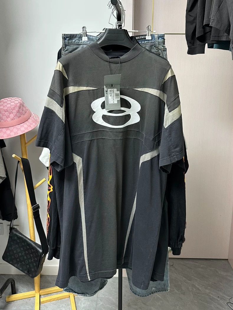 Balenciaga Balenciaga Unity Sports Icon Biker T-Shirt-2506 Size US M / EU 48-50 / 2 - 1 Thumbnail