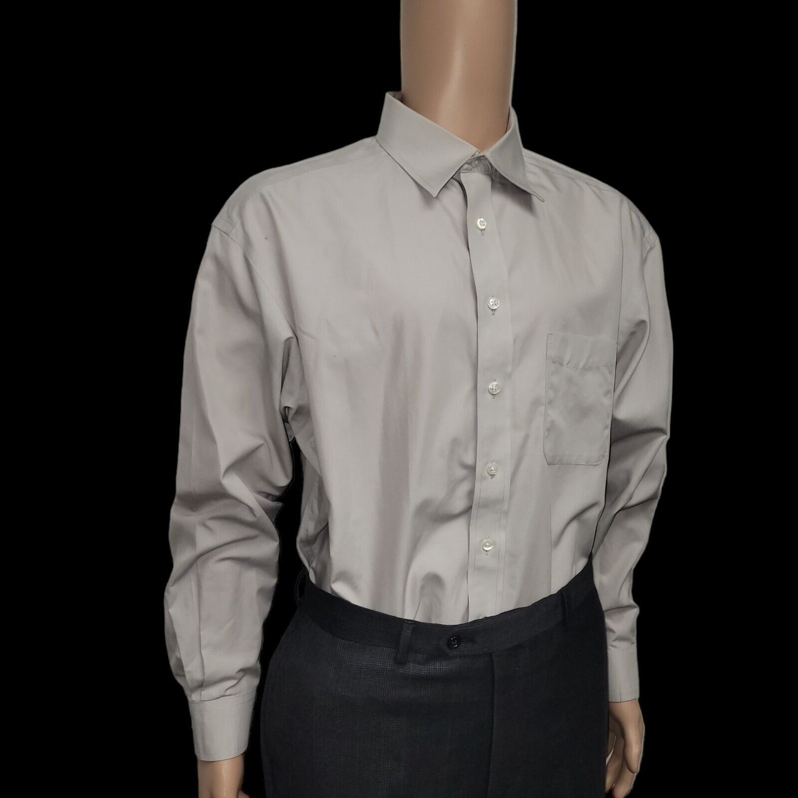 Roundtree & Yorke Roundtree Yorke Gold Label Fitted Dress Shirt. Size 16.5/34 Size US S / EU 44-46 / 1 - 6 Thumbnail