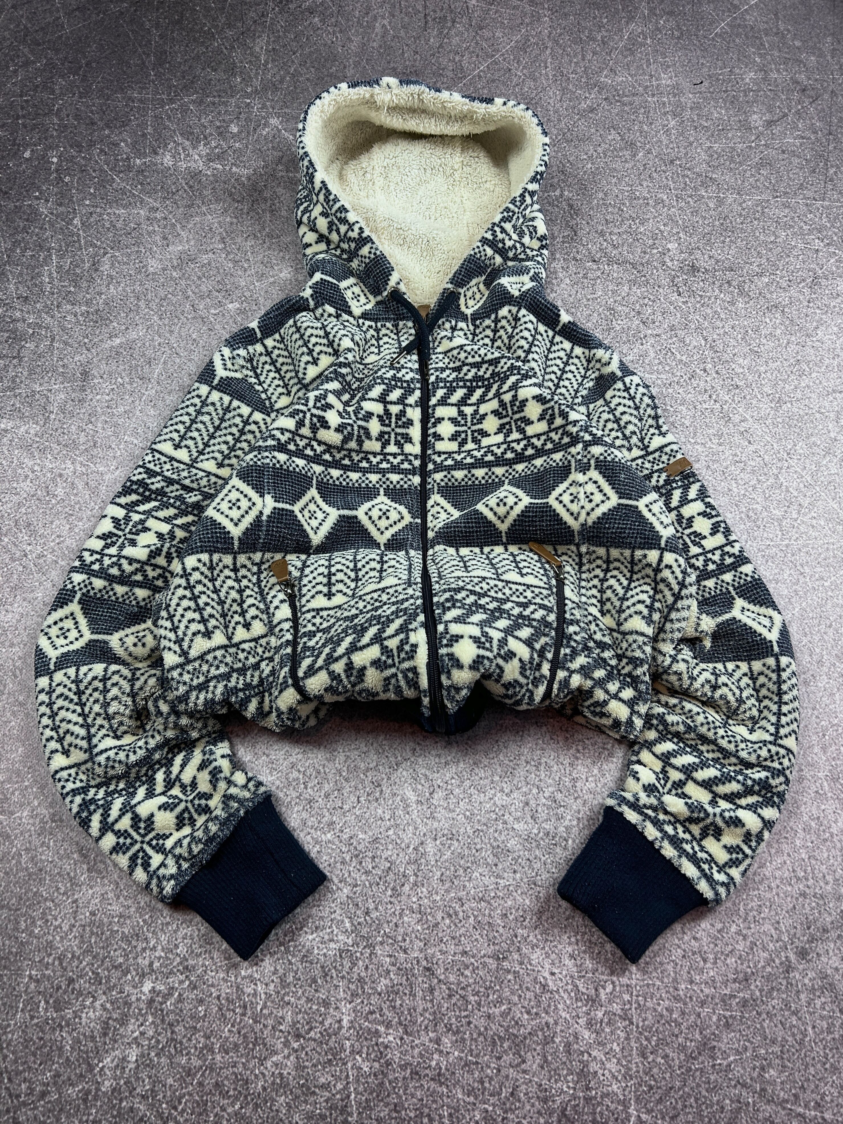 Designer Avant Garde If Six Was Nine Y2K Vintage Fur Sweater Hoodie Size US M / EU 48-50 / 2 - 1 Thumbnail