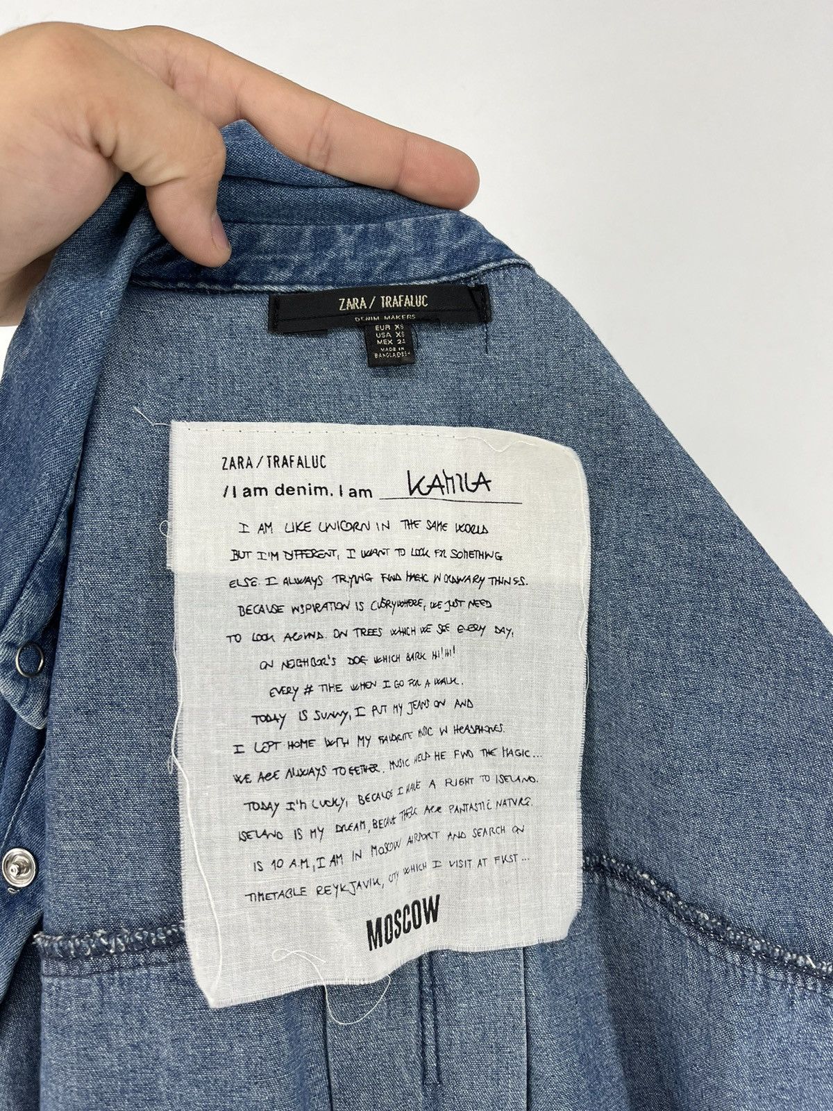 Zara ZARA TRAFALUC NEW ART shirt with frayed edges Size US XS / EU 42 / 0 - 9 Thumbnail