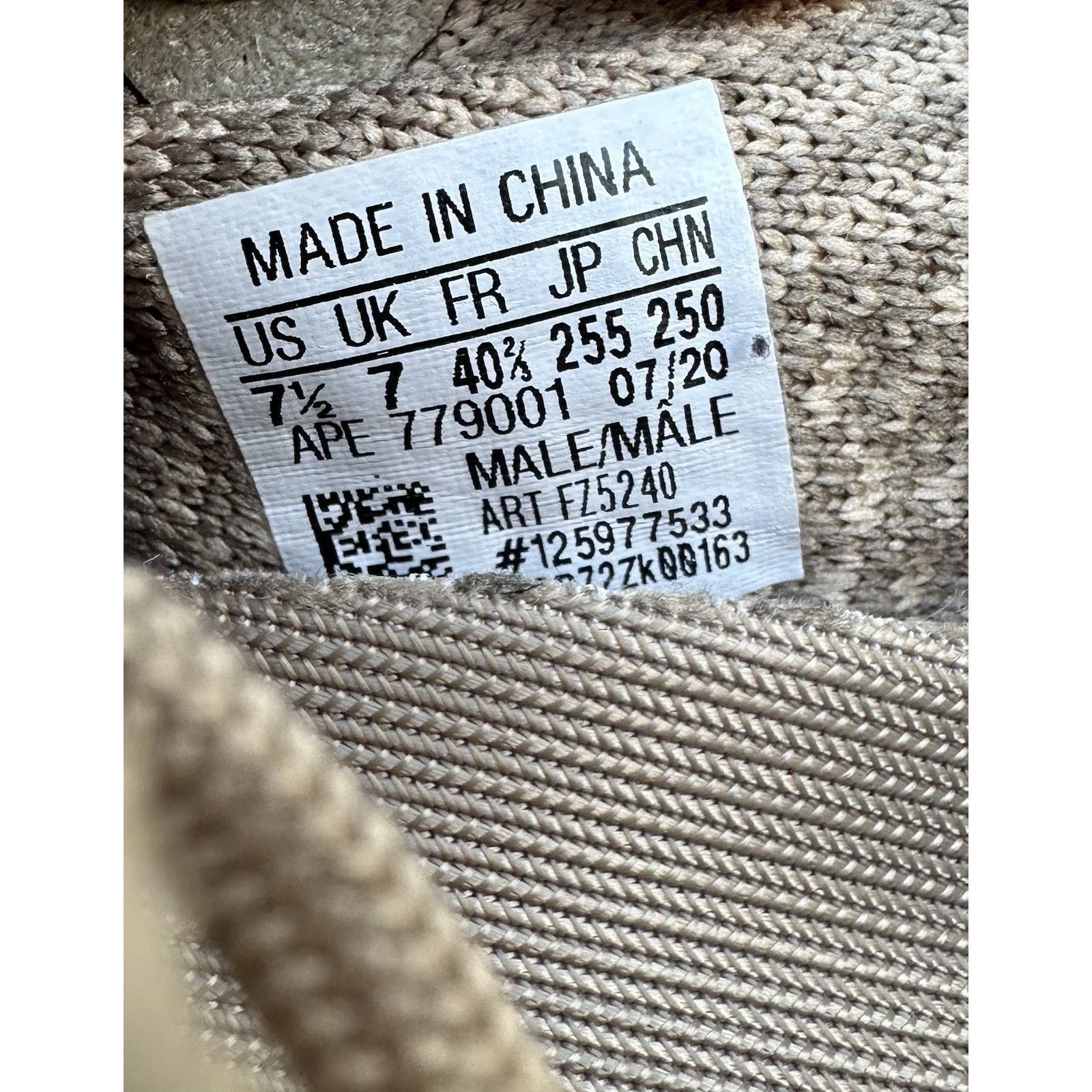 Adidas Adidas Yeezy Boost 350 V2 Sand Taupe (FZ5240) Men’s Size 7.5 Size US 7.5 / EU 40-41 - 11 Thumbnail