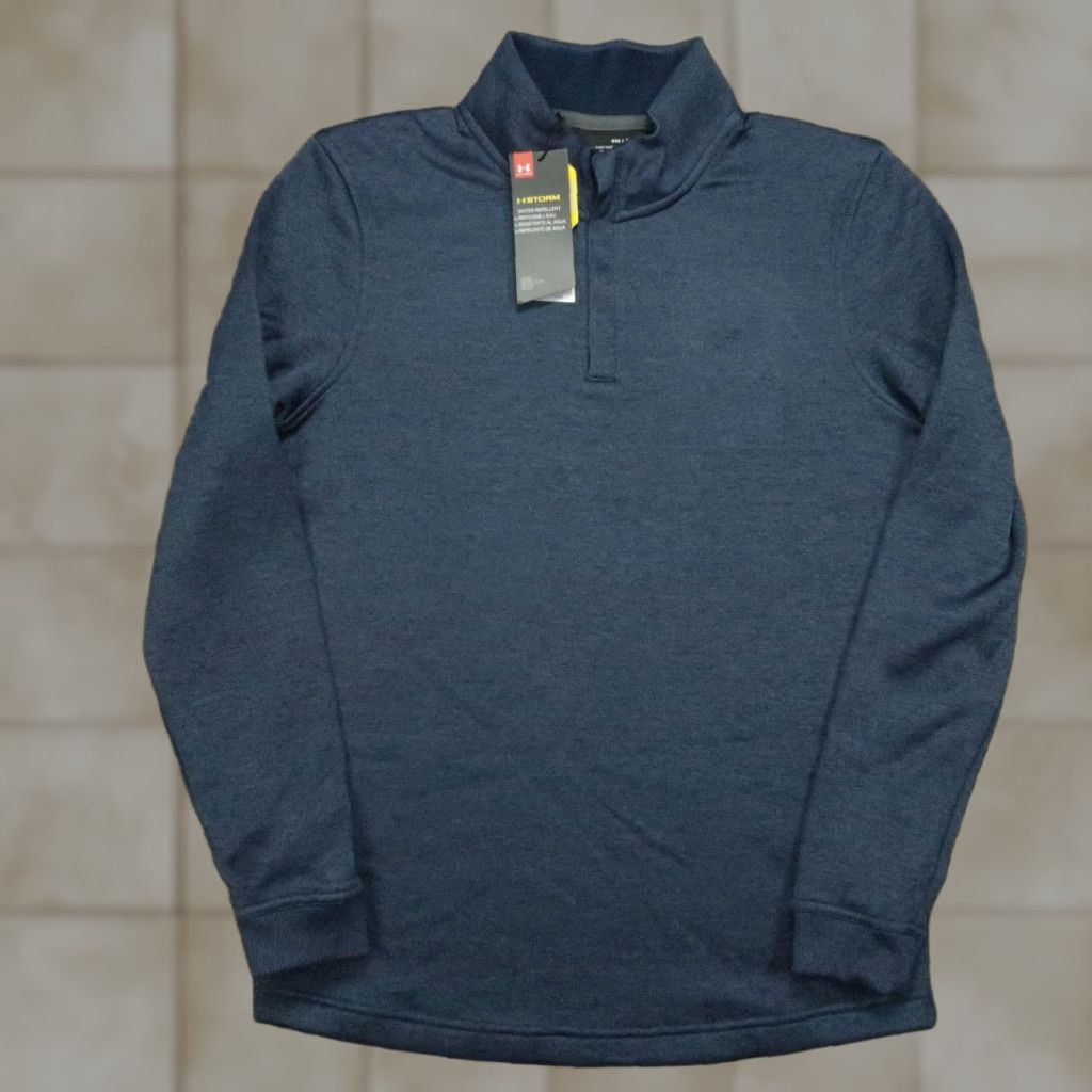 Under Armour Under Armour Pullover Mens Small ColdGear Storm Sweater Fleece Quarter Zip NWT Size US S / EU 44-46 / 1 - 1 Thumbnail