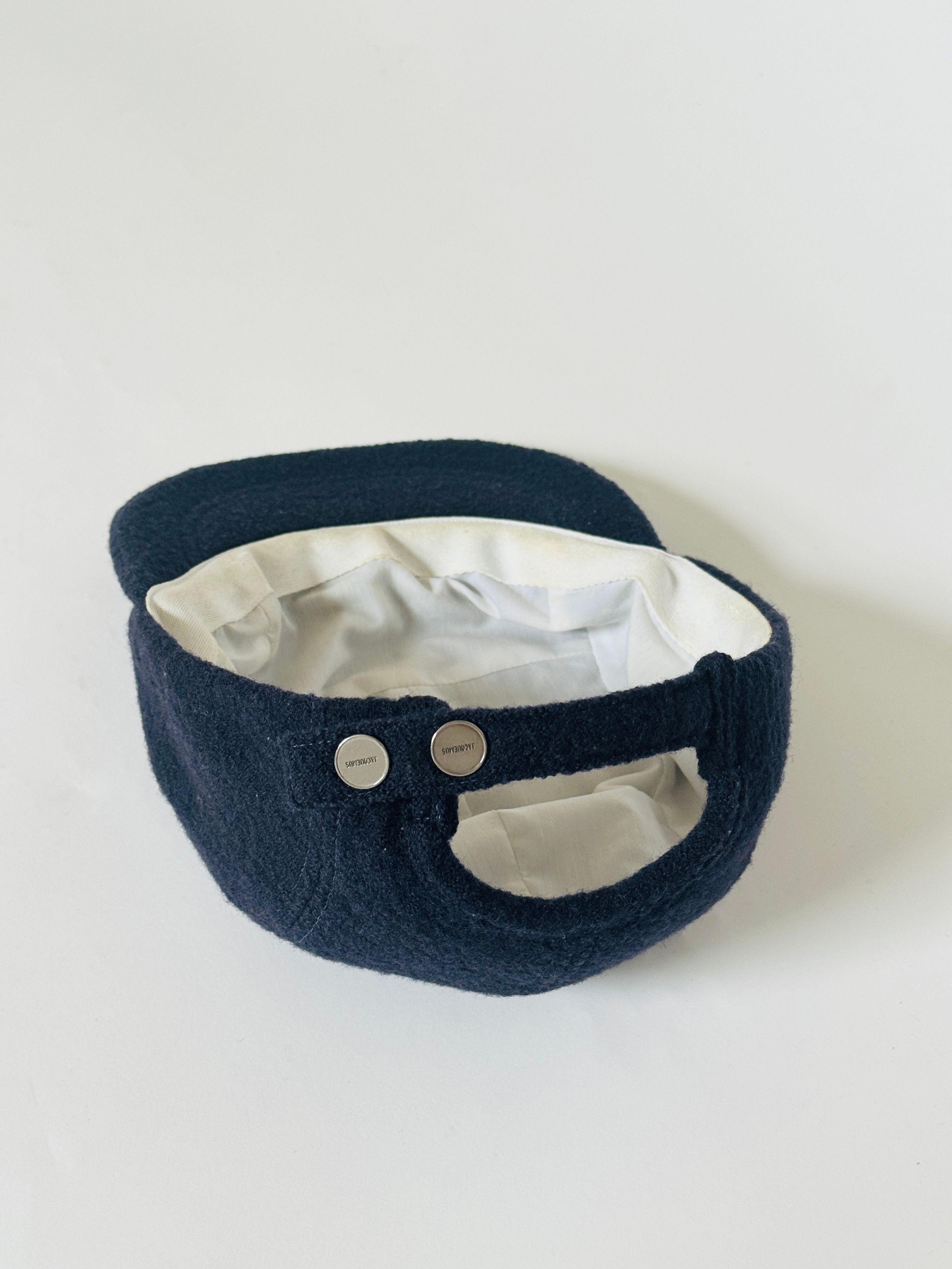 Jacquemus Jacquemus ‘La Casquette’ Navy Wool French Cap Size ONE SIZE - 2 Thumbnail