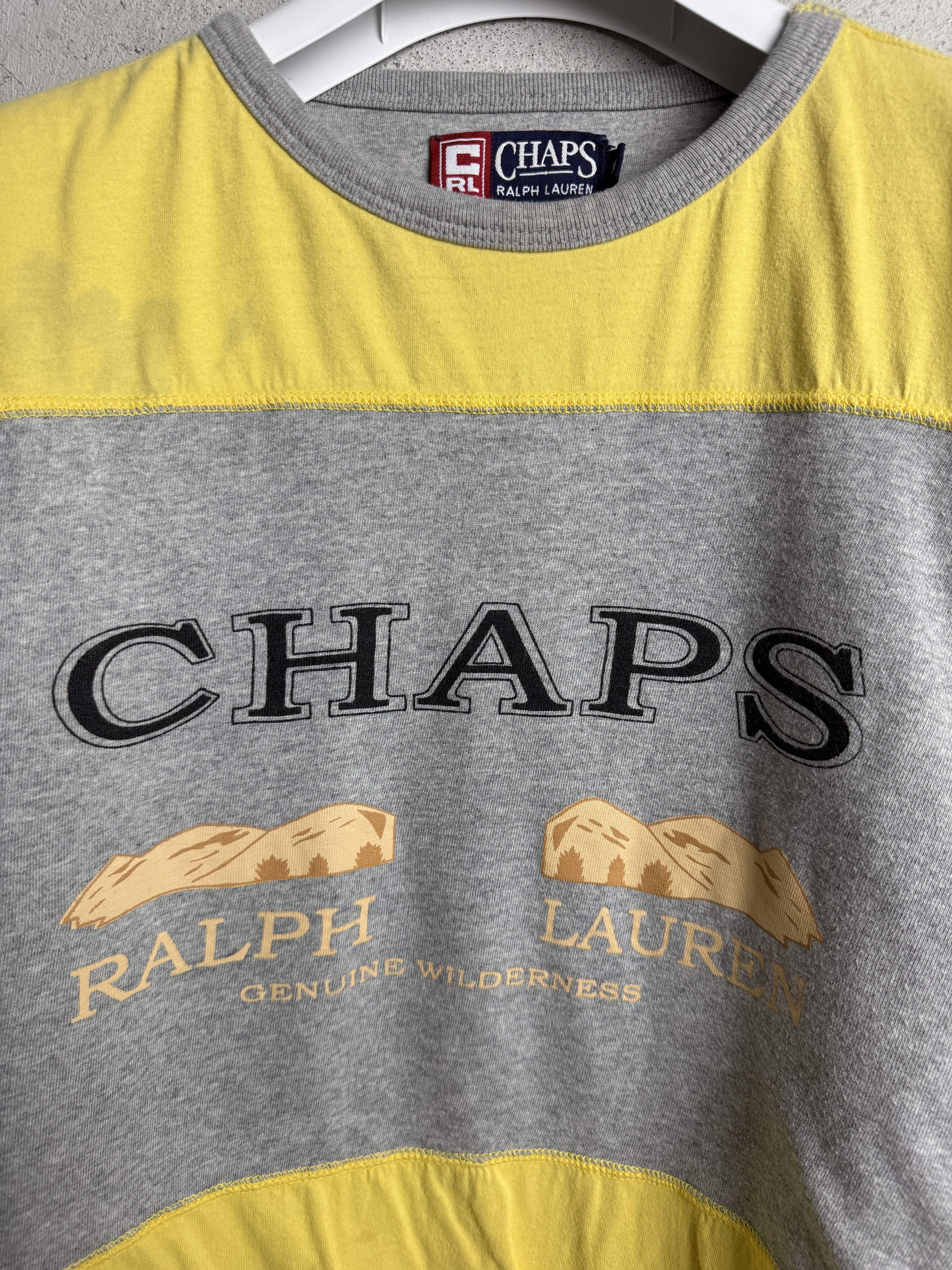 Chaps Ralph Lauren Chaps Ralph Lauren vintage heavy long sleeve t-shirt tee Size US M / EU 48-50 / 2 - 2 Thumbnail