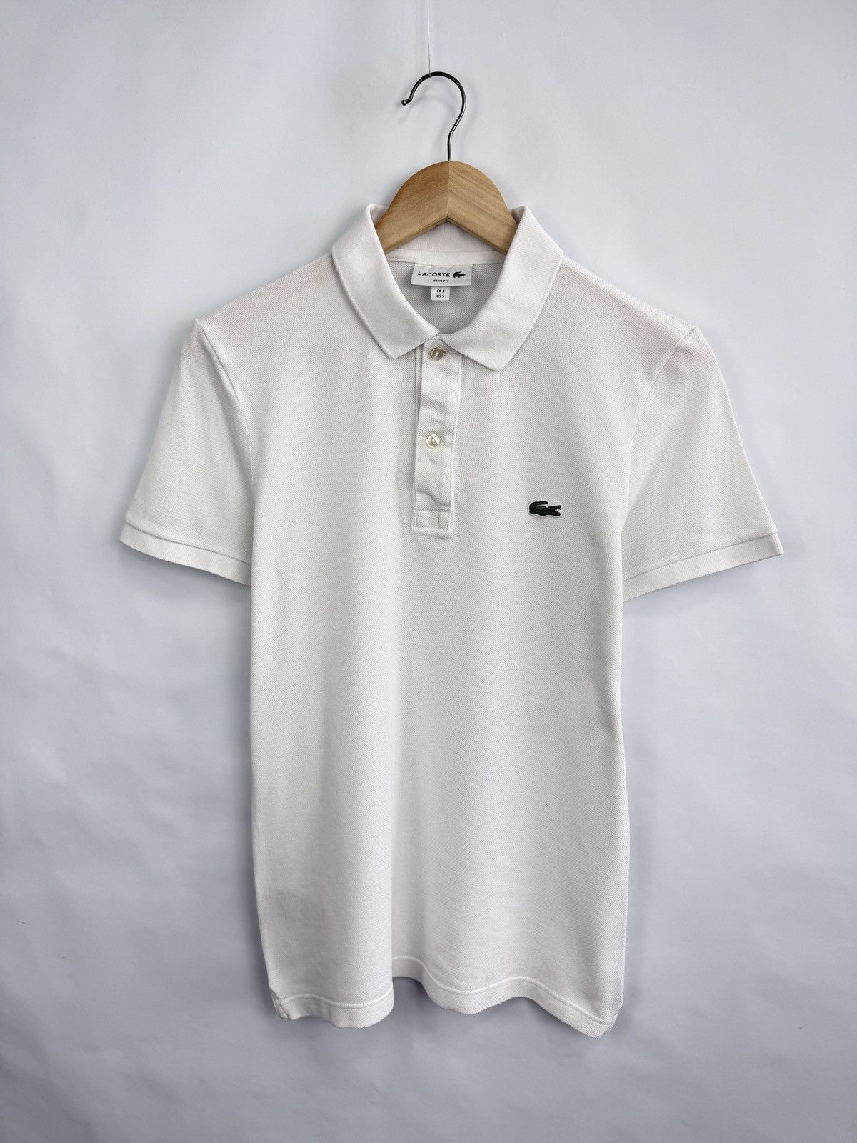 Lacoste 🇫🇷 Lacoste Slim Fit Polo T-Shirt Made in France Rare Retro Size US S / EU 44-46 / 1 - 3 Thumbnail