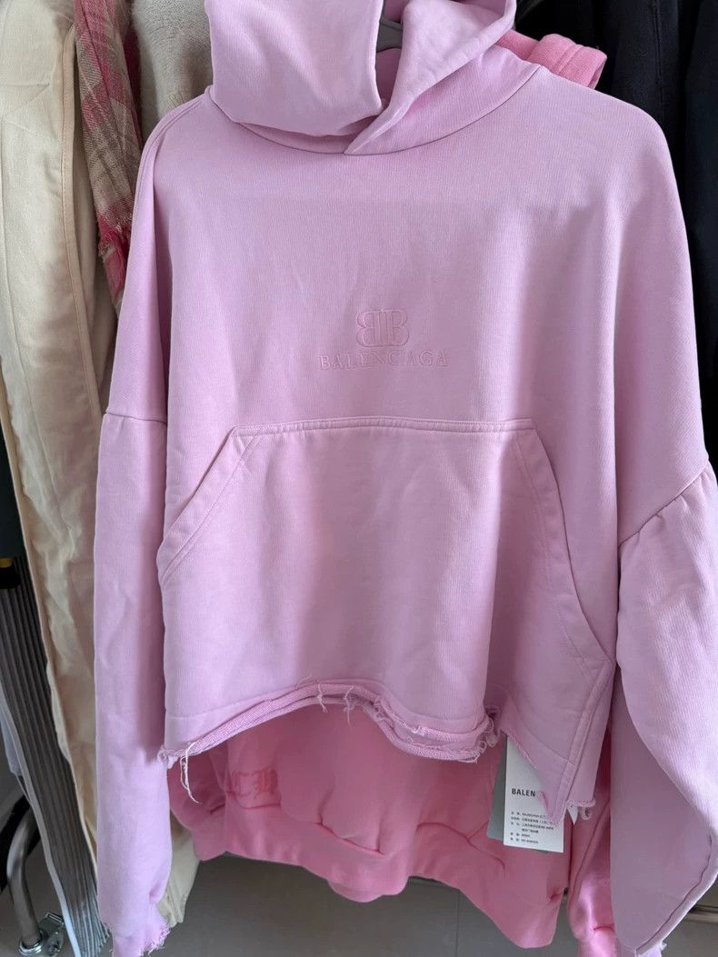 Balenciaga Balenciaga 24 Tear Edge Destruction Embroidery BB Hoodie 25 Size US S / EU 44-46 / 1 - 3 Thumbnail
