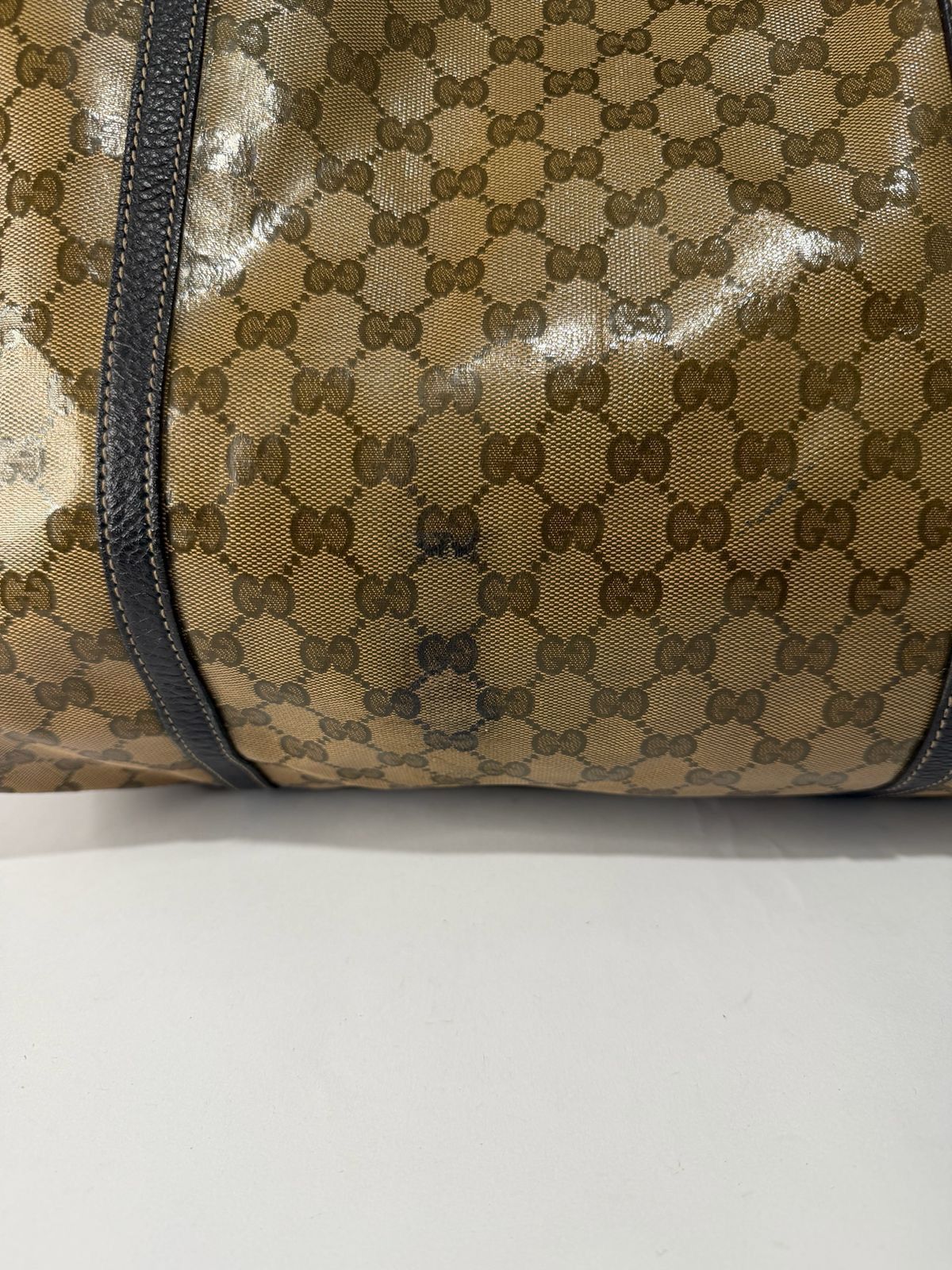 Gucci GUCCI GG Crystal Tote Bag Coated Canvas Outlet Beige Gold Size ONE SIZE - 7 Thumbnail