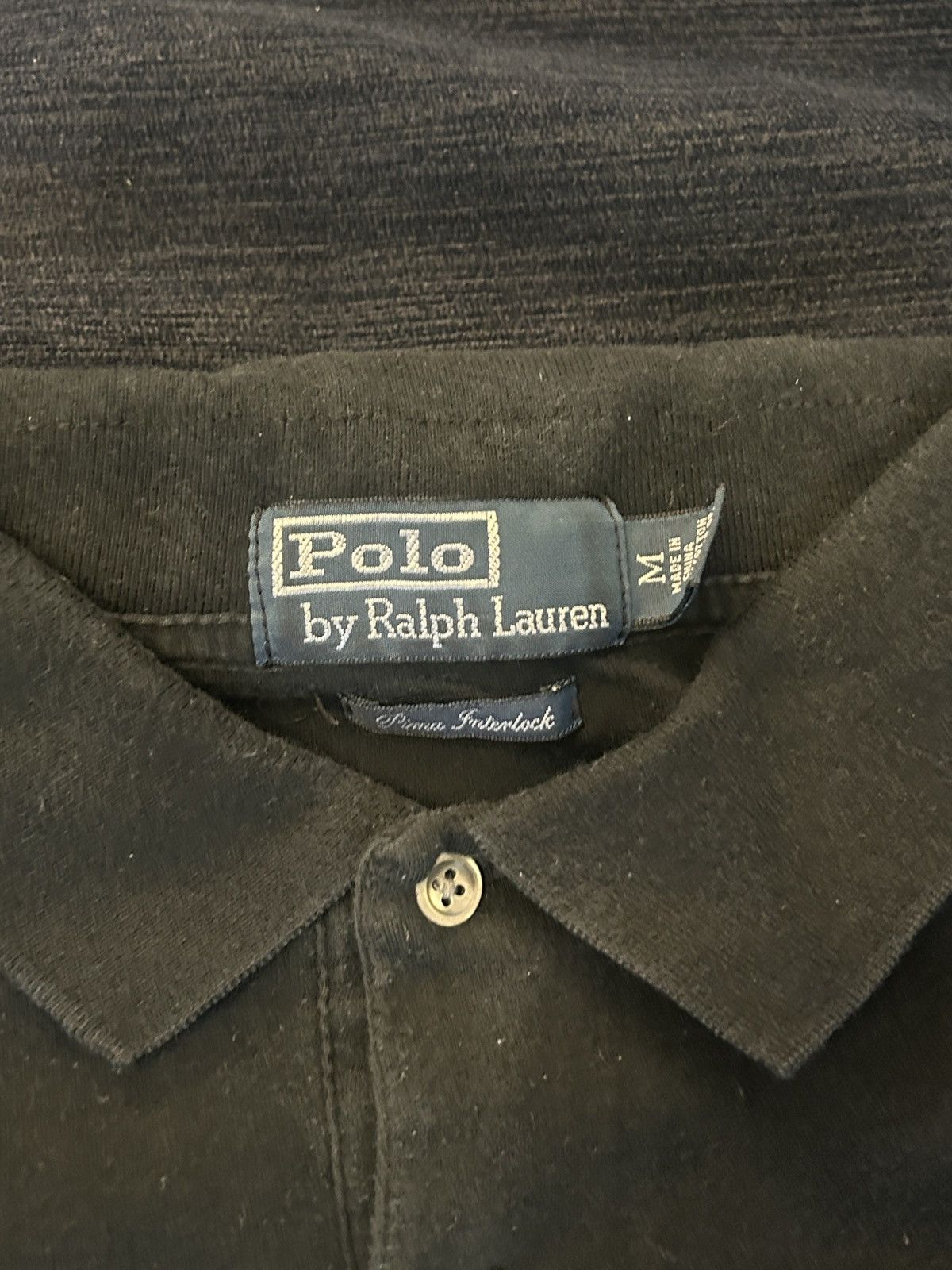 Polo Ralph Lauren Polo Ralph Lauren Pima Soft Cotton L/S Size US M / EU 48-50 / 2 - 3 Thumbnail