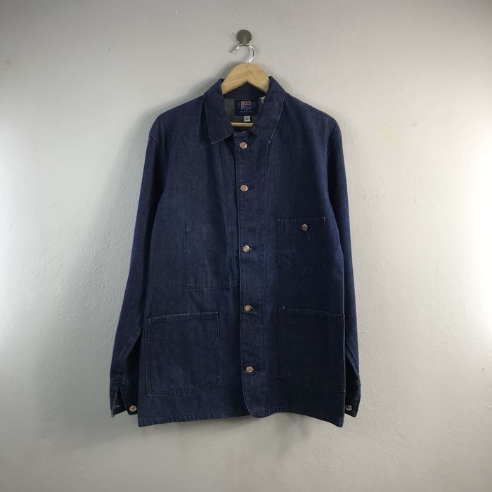 Big Mac Vintage Big B Brotherhood Denim Jeans Chore Works Jacket | Grailed