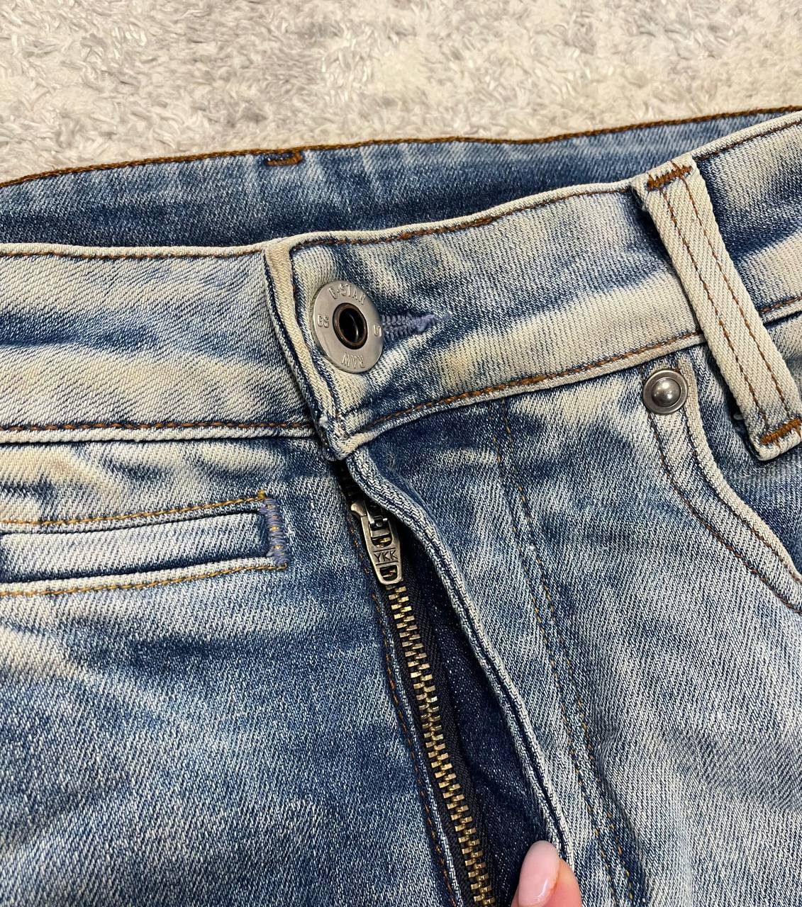 G-Star G-Star RAW Men’s 3D-Slim Skinny Jeans Light Wash Denim Size US 30 / EU 46 - 8 Thumbnail