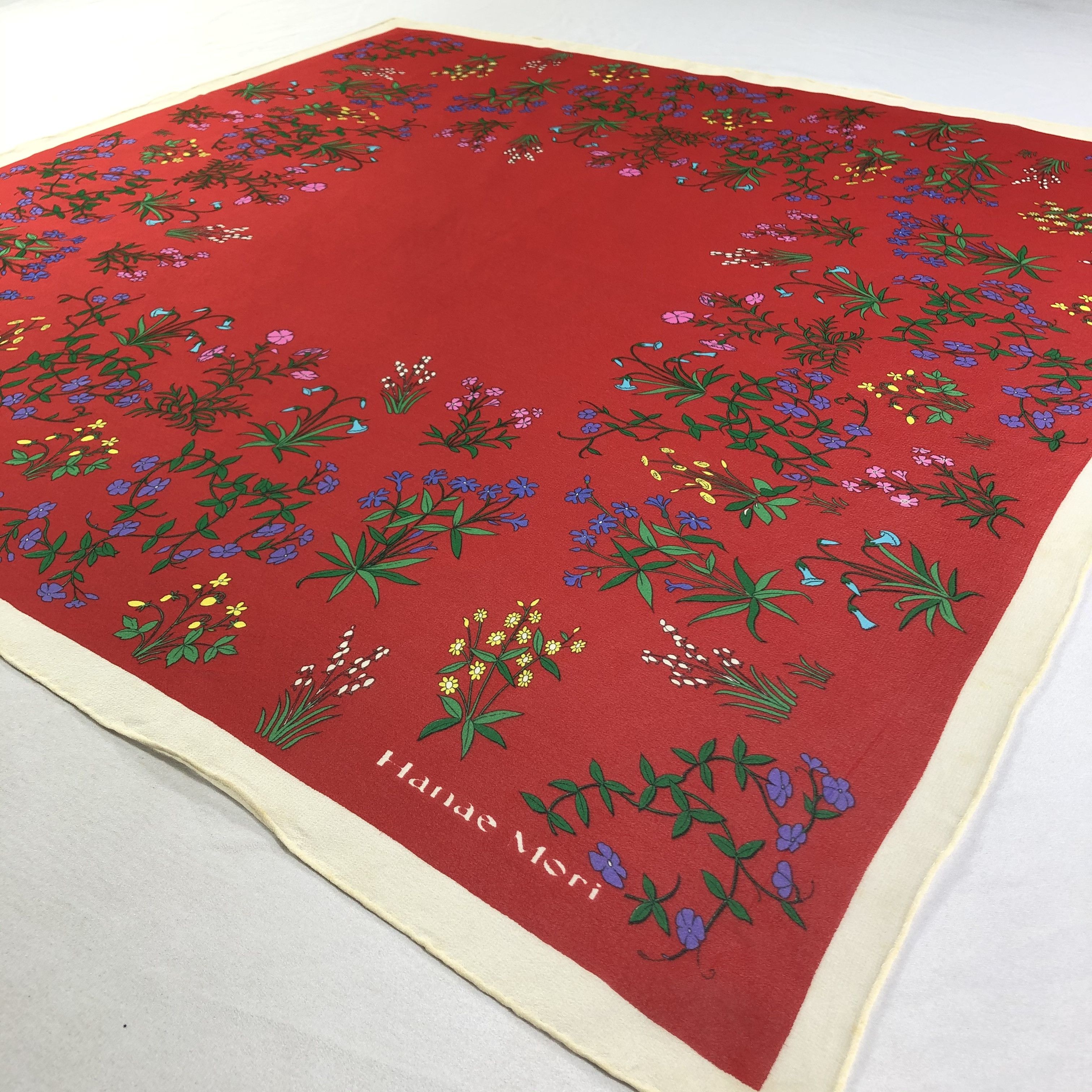 Hanae Mori Vintage Hanae Mori Silk Scarf Size ONE SIZE - 3 Thumbnail