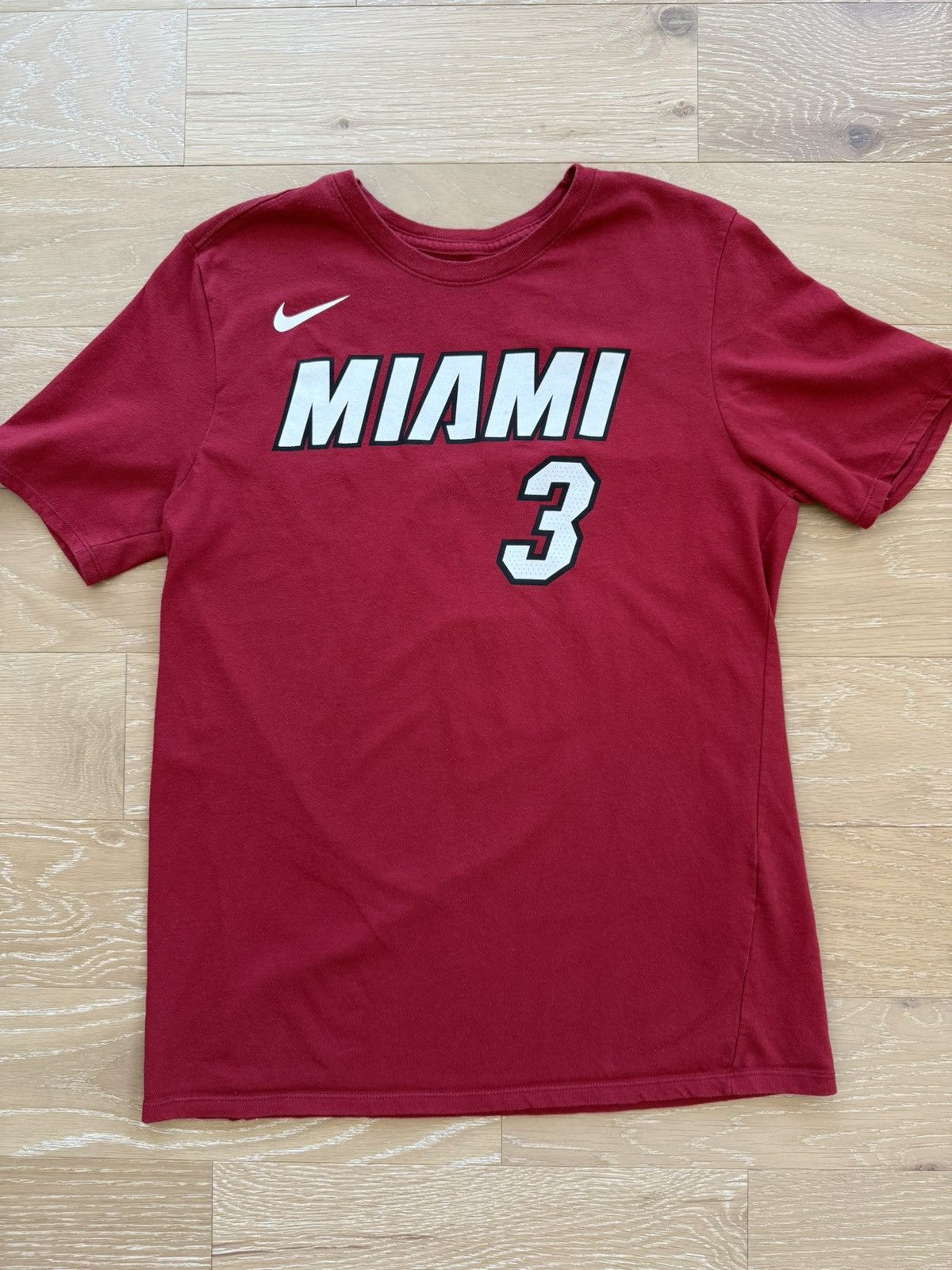 Nike Nike Miami Heat Dwayne Wade NBA Shirt Size US L / EU 52-54 / 3 - 9 Thumbnail