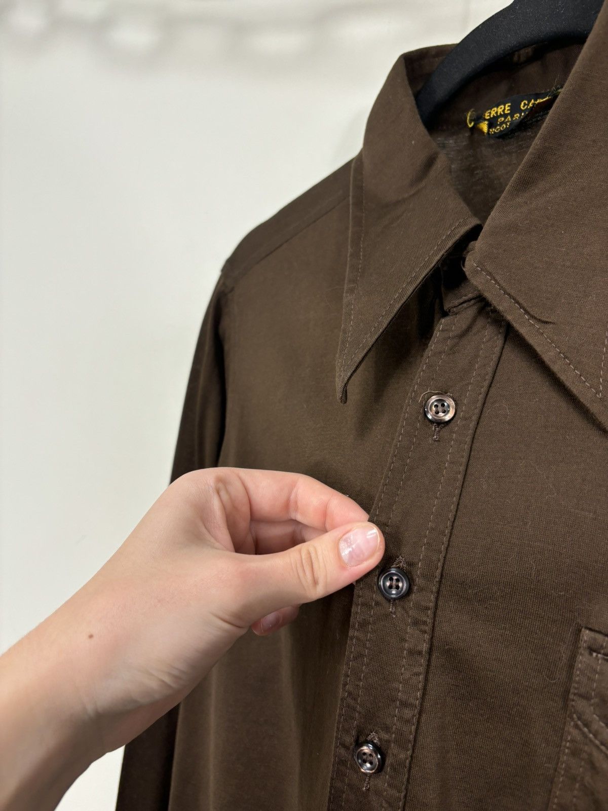 Pierre Cardin Vintage Pierre Cardin 90s Tricot Sport Brown Luxury Shirt Size US M / EU 48-50 / 2 - 5 Thumbnail