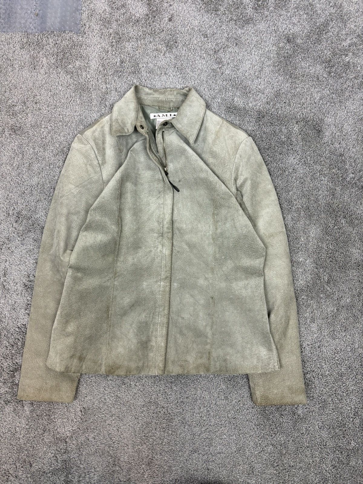 Vintage Green 100% suede jacket Size US M / EU 48-50 / 2 - 1 Thumbnail