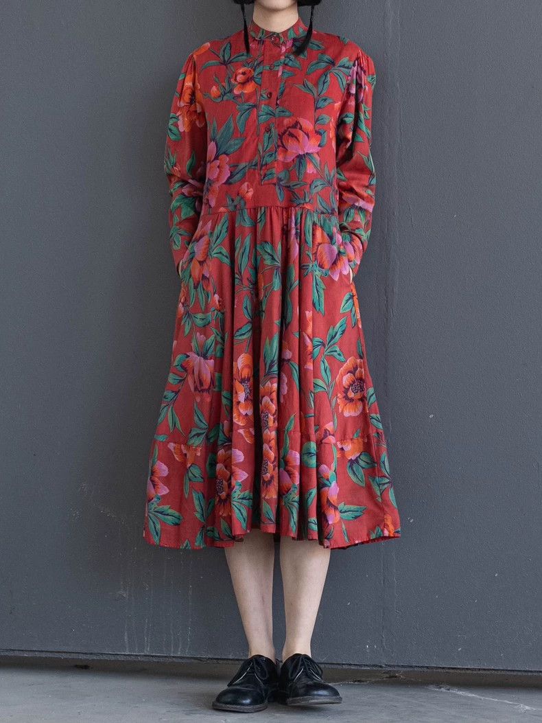 Kenzo KENZO Vintage floral dress in early bloom Size S / US 4 / IT 40 - 4 Thumbnail