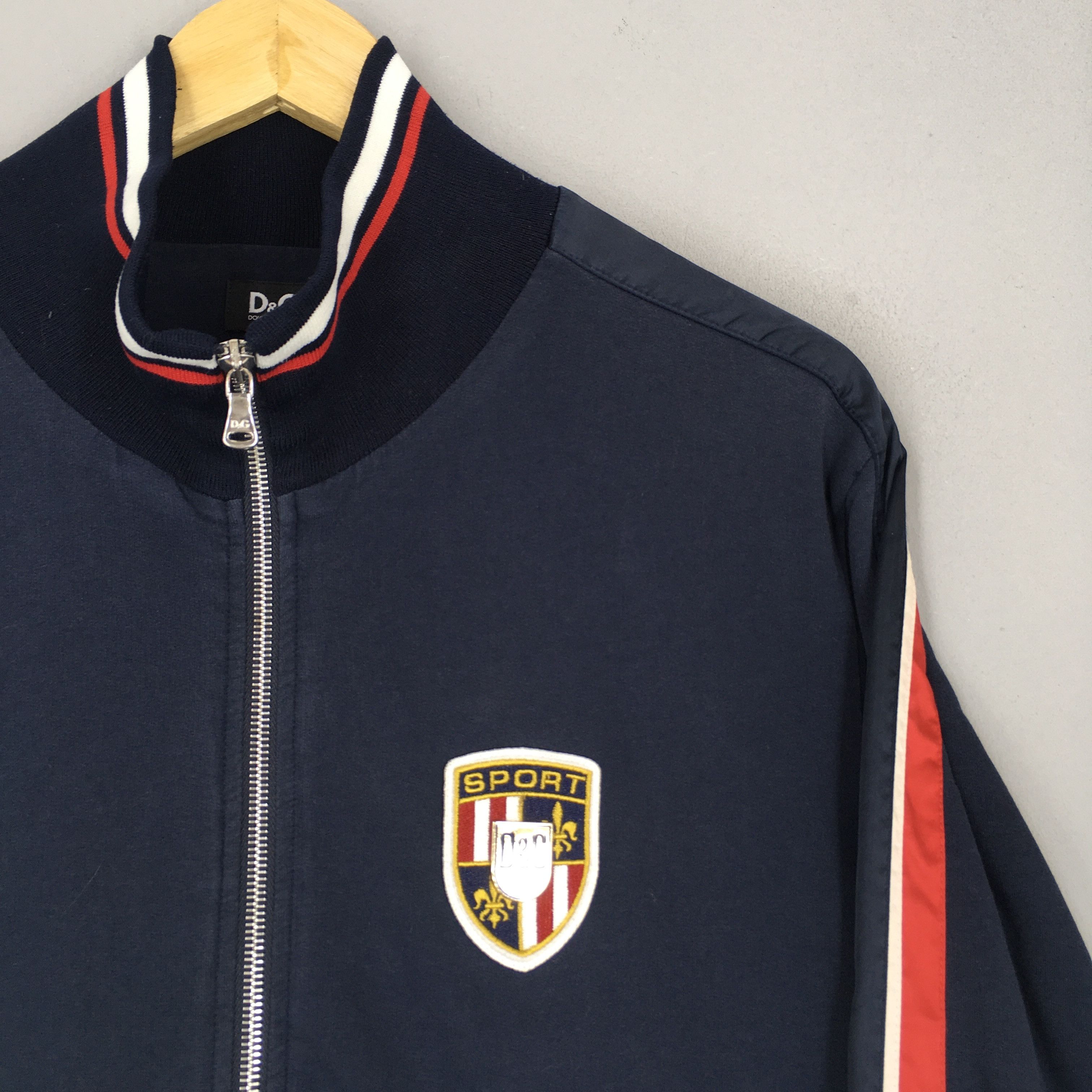 Dolce & Gabbana D&G Dolce Gabbana Zipper Sweatshirt Medium Size US M / EU 48-50 / 2 - 2 Thumbnail