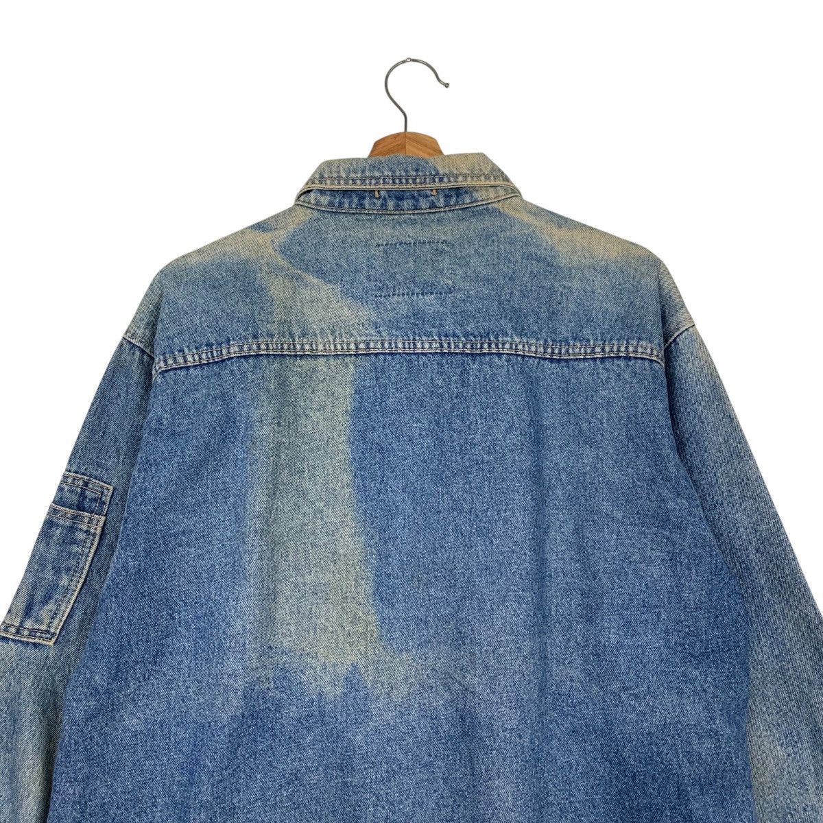 Japan Rags Vintage 90's GRANCISCO Washed Blue Denim Jacket #2733-C123 Size US L / EU 52-54 / 3 - 8 Thumbnail