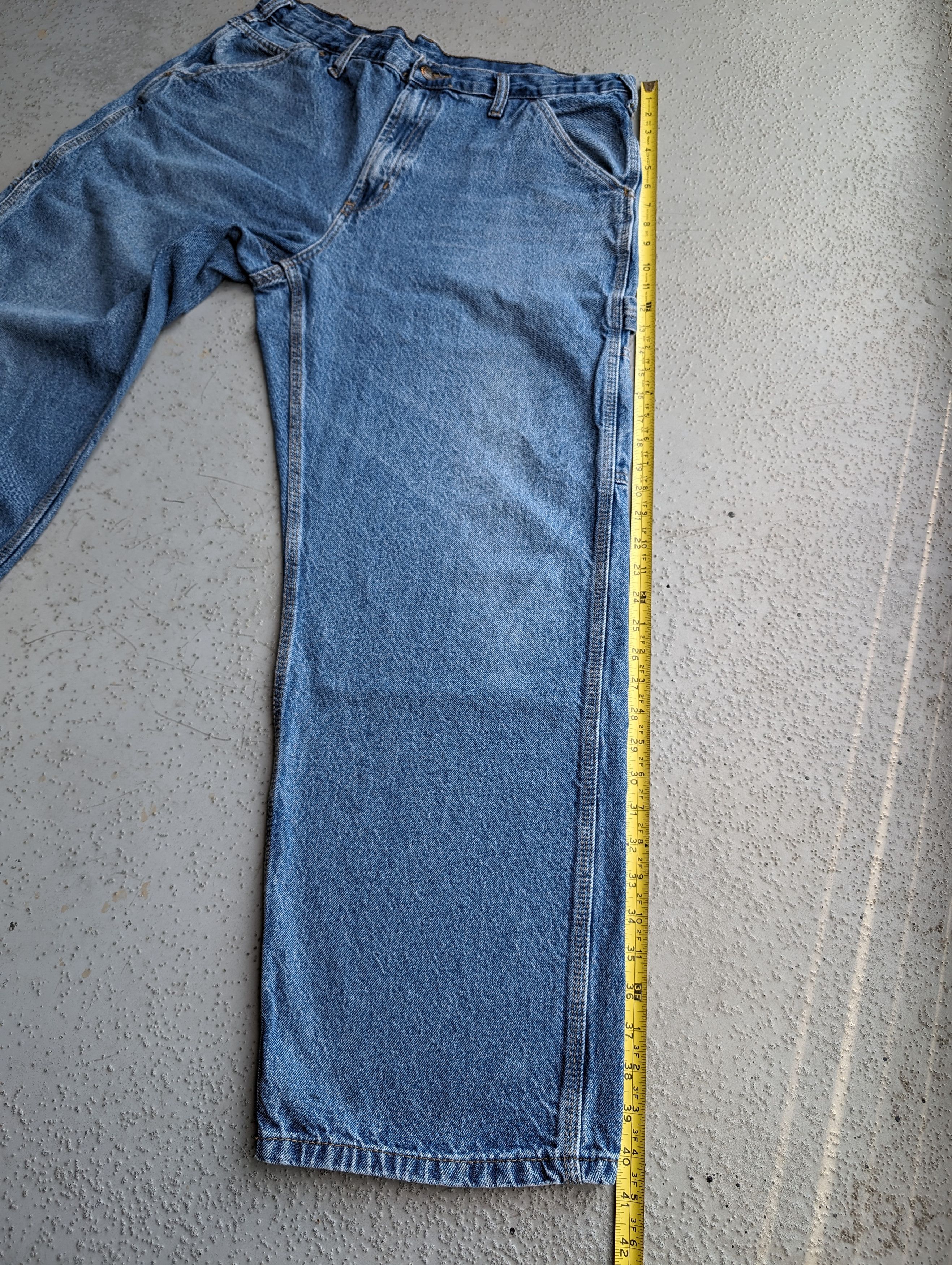 Carhartt 36x30 CRAZY Baggy Y2K Carpenter WORKWEAR SKATER JEANS Size US 36 / EU 52 - 8 Thumbnail