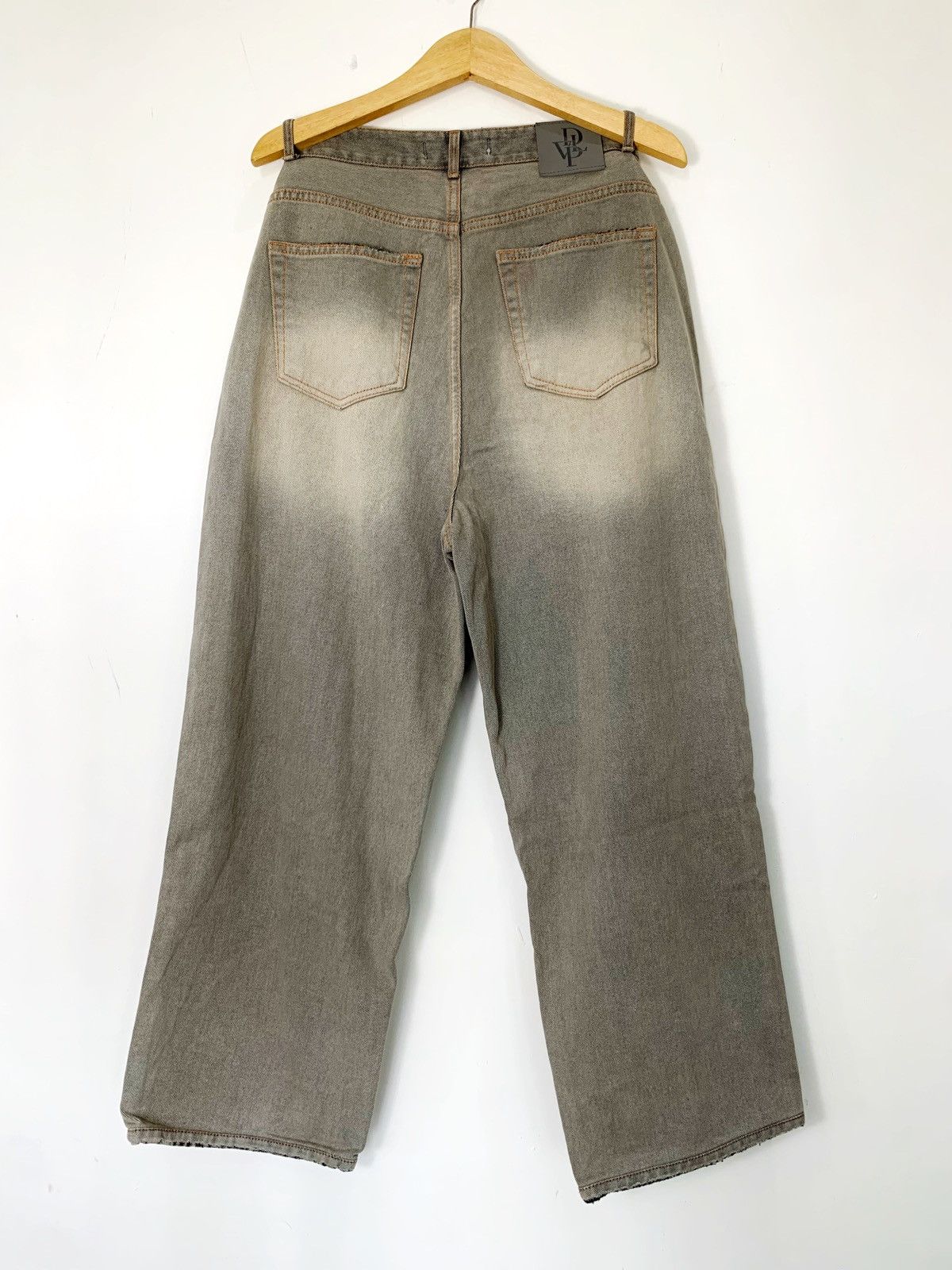 Japanese Brand baggy distressed jeans develop balenciaga style Size US 30 / EU 46 - 2 Thumbnail
