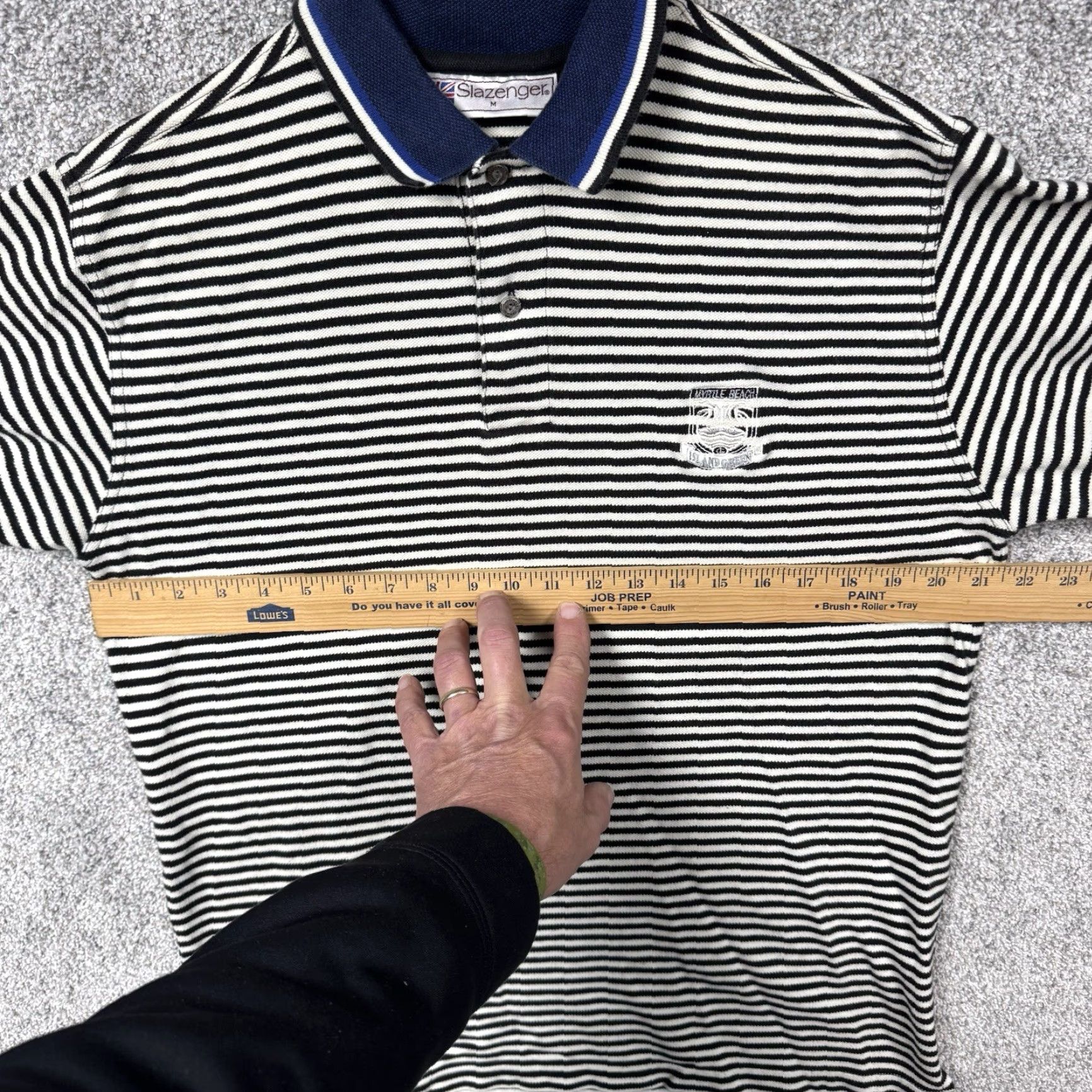 Vintage VINTAGE Slazenger Polo Shirt M Golf Preppy Myrtle Beach Island Green Resort Shirt Mens Polo Size US M / EU 48-50 / 2 - 4 Thumbnail
