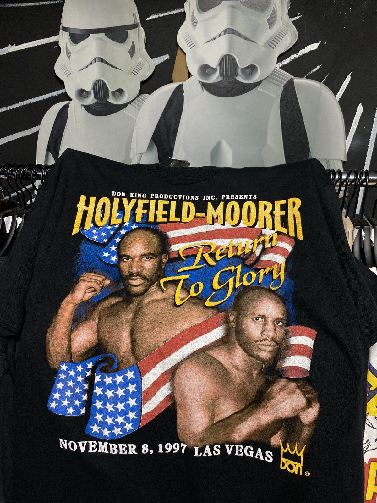 90’s Vintage Holyfield Boxing Tee Shirt XLarge