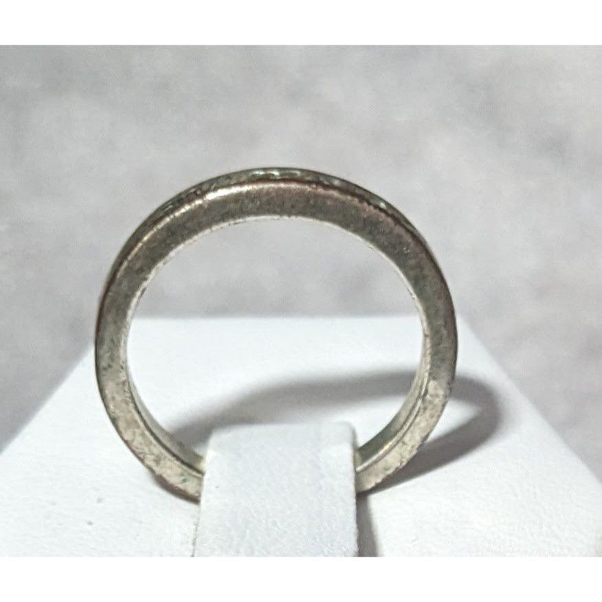 Other Cursive Engraved Silver Tone Fashion Ring Size 6 1/4 Size ONE SIZE - 4 Thumbnail