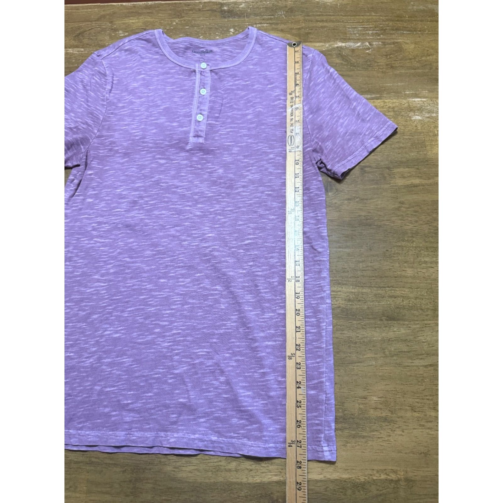 Vintage Goodfellow & Co Shirt Men S Purple Short Sleeve Henley 1/4 Button T-Shirt Regular Size Small Size US S / EU 44-46 / 1 - 7 Thumbnail