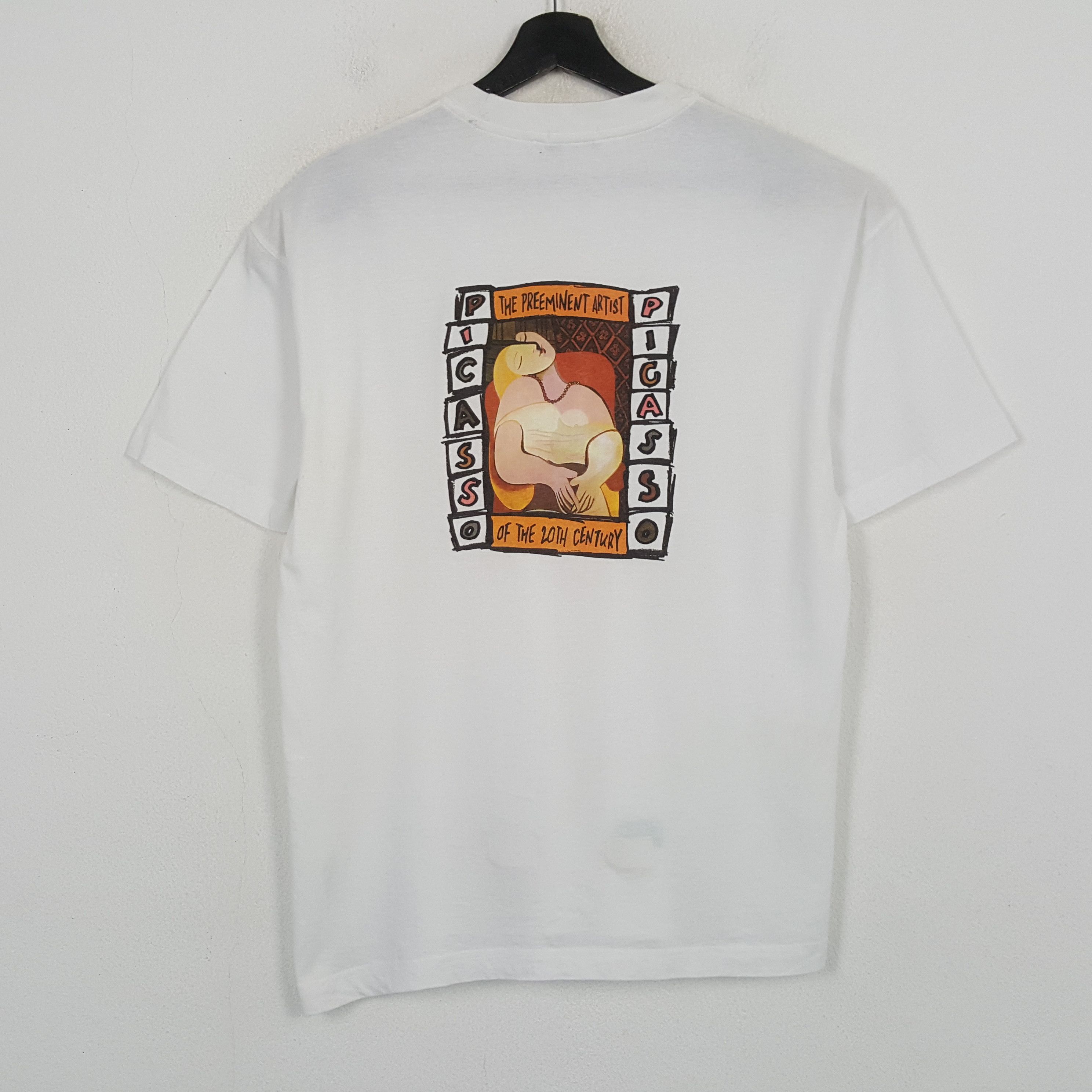 Vintage Picasso Tshirt C301N10 Size US L / EU 52-54 / 3 - 1 Thumbnail