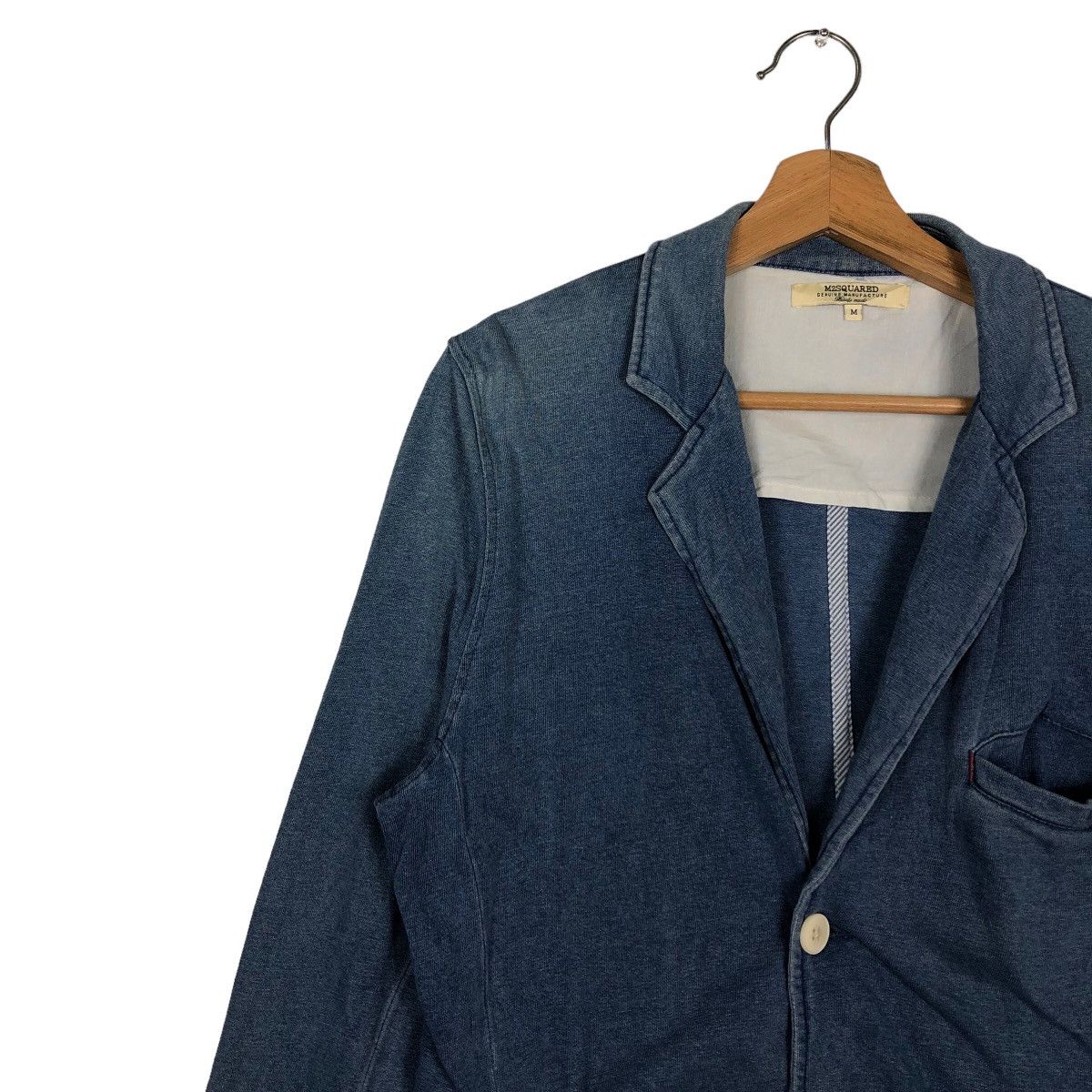 Japanese Brand 🔥Denim Light Cardigan Jacket M2Squared Ready Made Size US M / EU 48-50 / 2 - 6 Thumbnail
