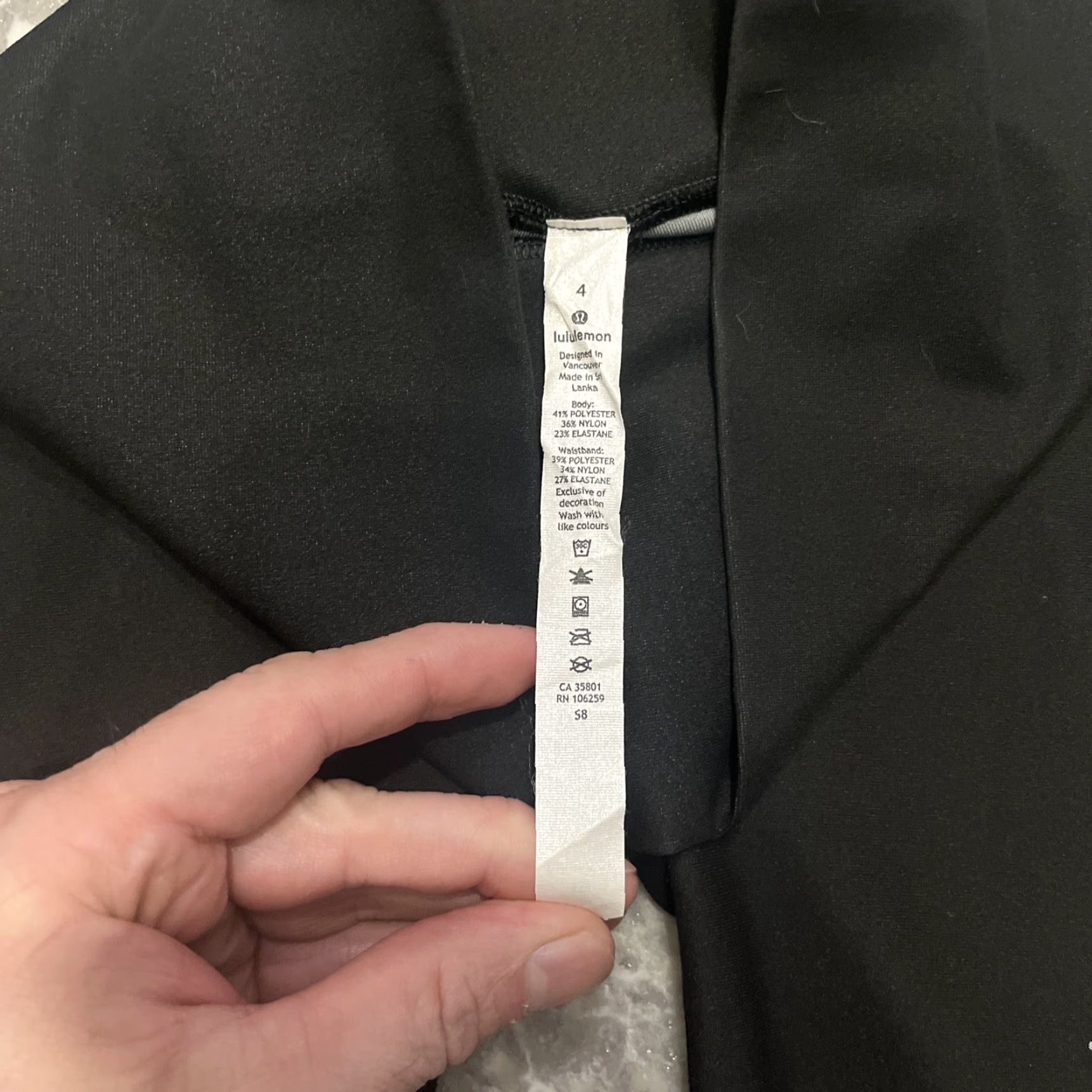 Lululemon Lululemon Mapped Out High-Rise Tight 28" Black Women’s size 4 Small leggings Activewear Map Compression High-Rise Women Boys Girls Mens Size ONE SIZE - 2 Thumbnail