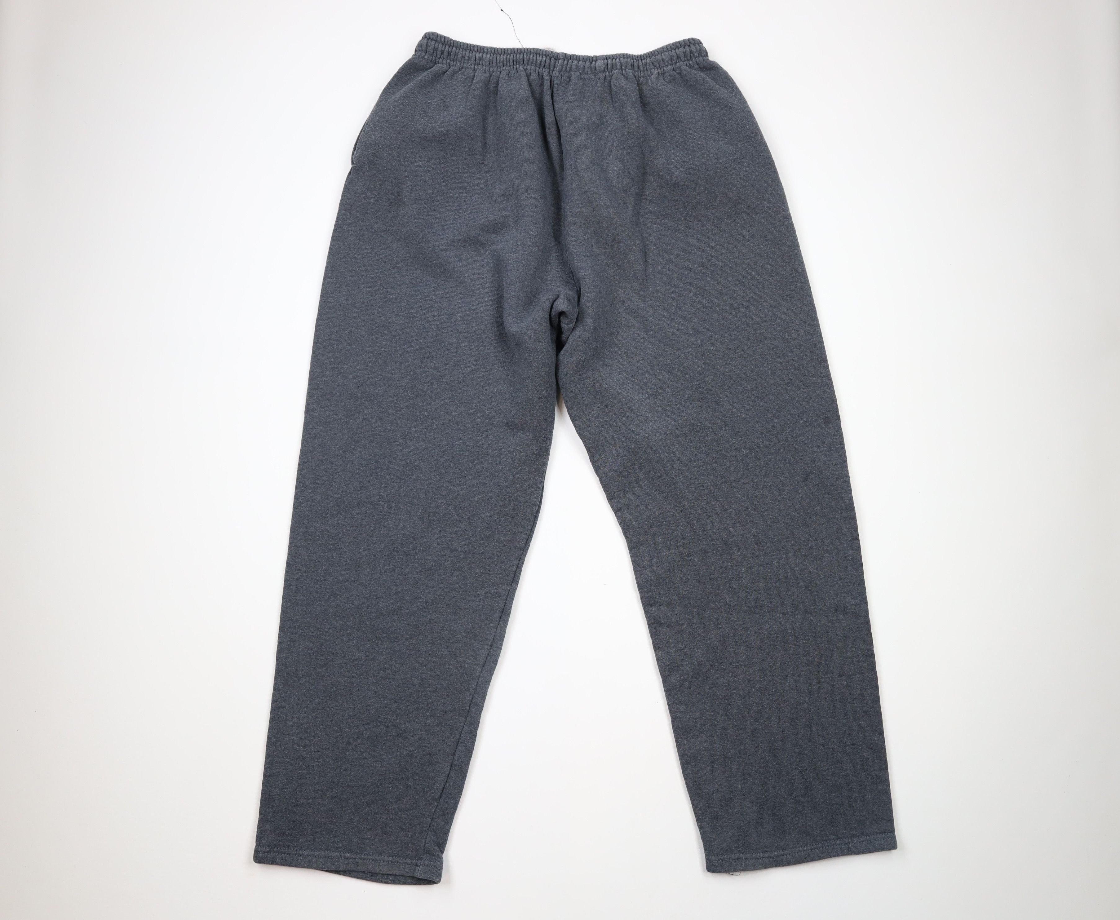 Russell Athletic × Vintage Vintage Russell Athletic Distressed Wide Leg Sweatpants Gray Size US 40 / EU 56 - 9 Thumbnail