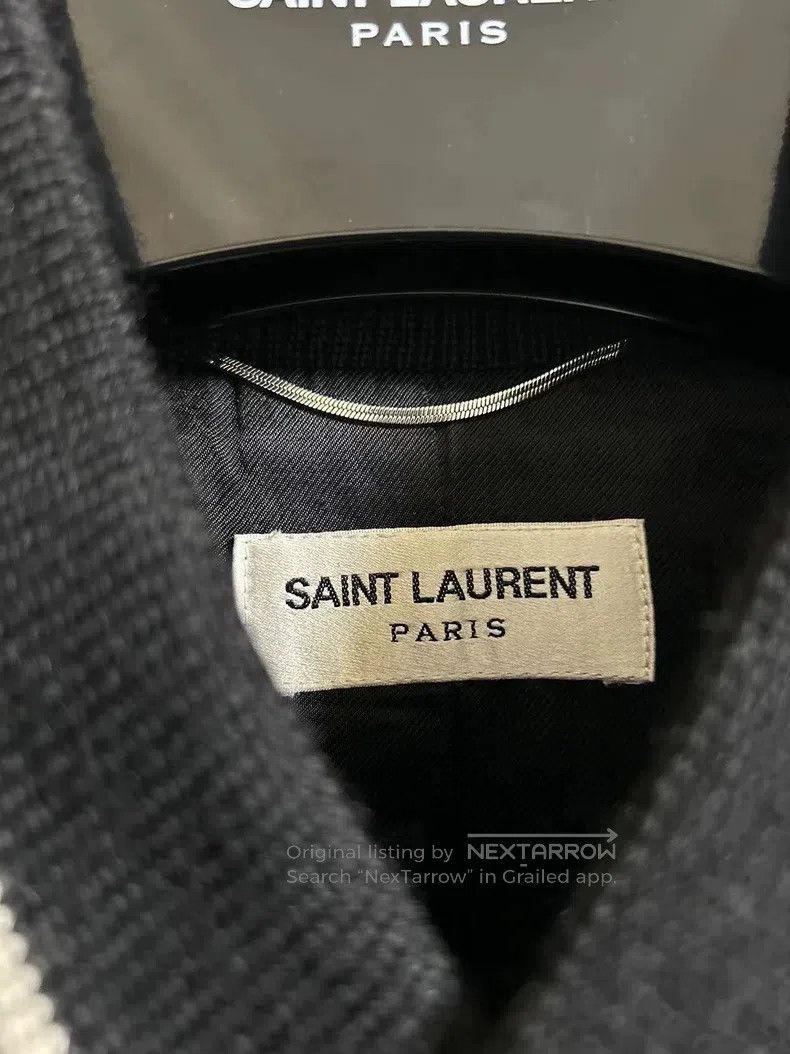 Saint Laurent Paris Saint Laurent Paris Black and White Basic Baseball Jacket Size US L / EU 52-54 / 3 - 4 Thumbnail