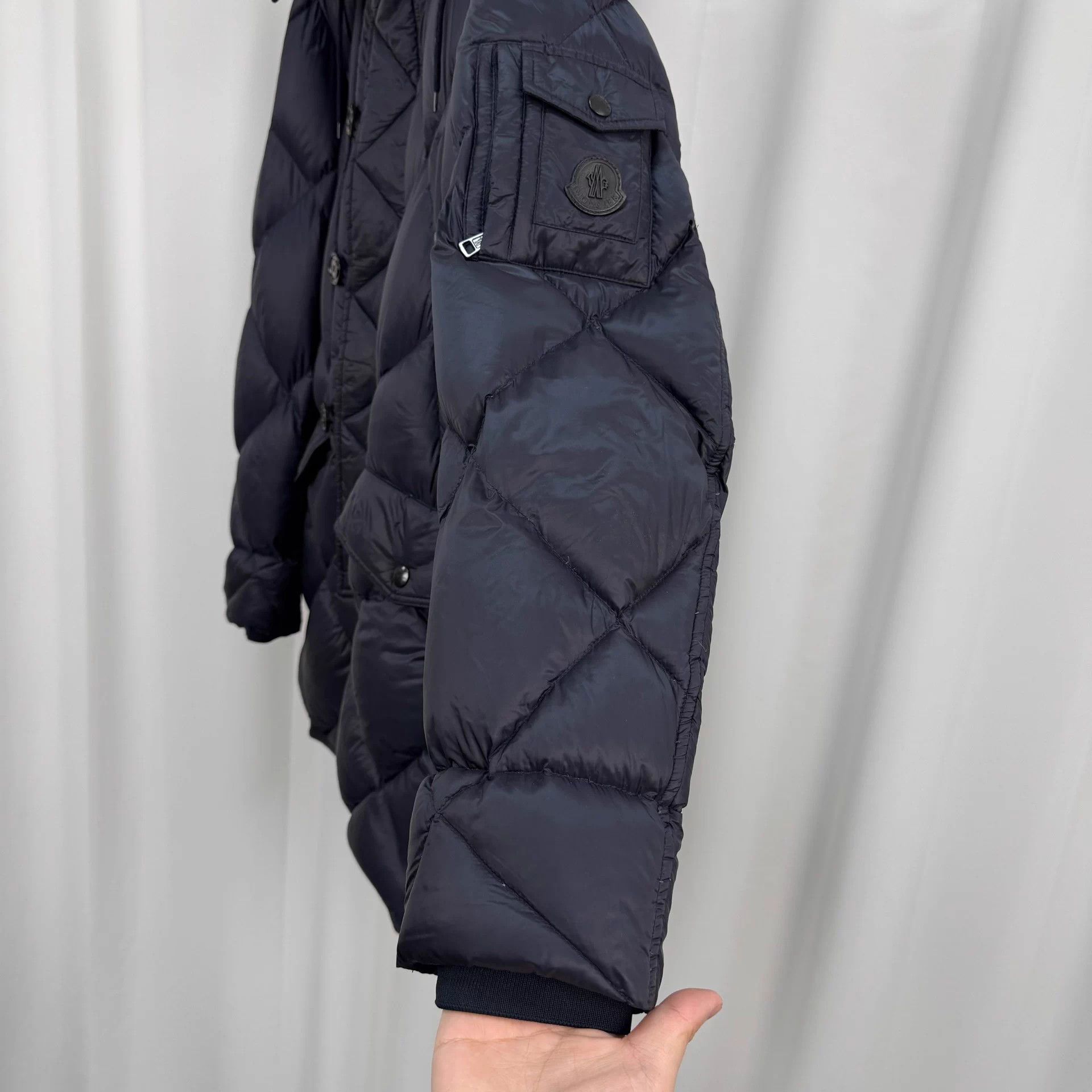 Moncler Moncler Edwin quilted logo puffer jacket size 4 98 new Size S / US 4 / IT 40 - 4 Thumbnail