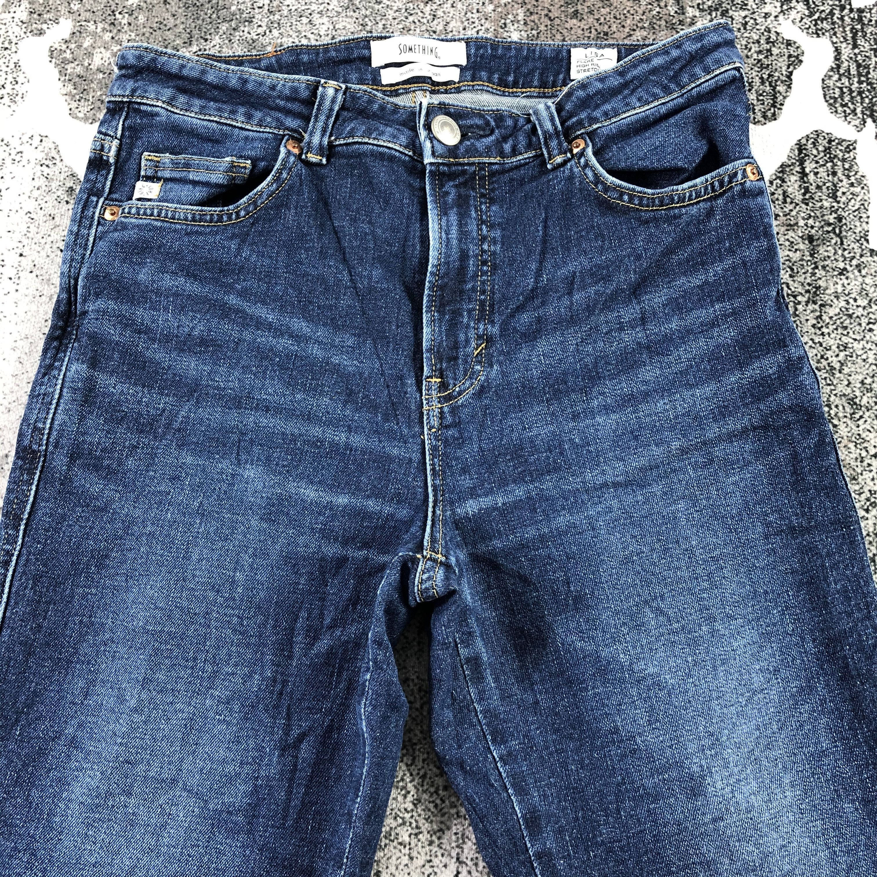 Edwin Something Edwin Jeans Blue Wash Flare Denim KJ1445 Size 29" - 3 Thumbnail