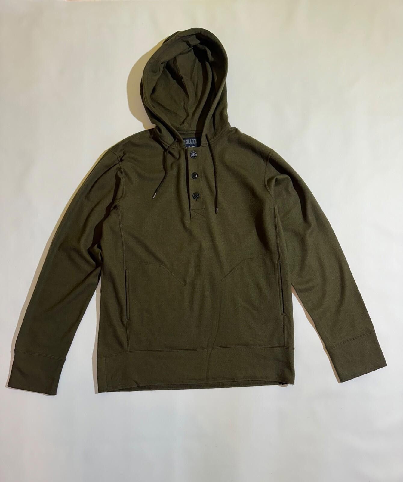Yohji Yamamoto REGULATION Yohji Yamamoto Hoodie Green Sz 3 Size US L / EU 52-54 / 3 - 1 Thumbnail