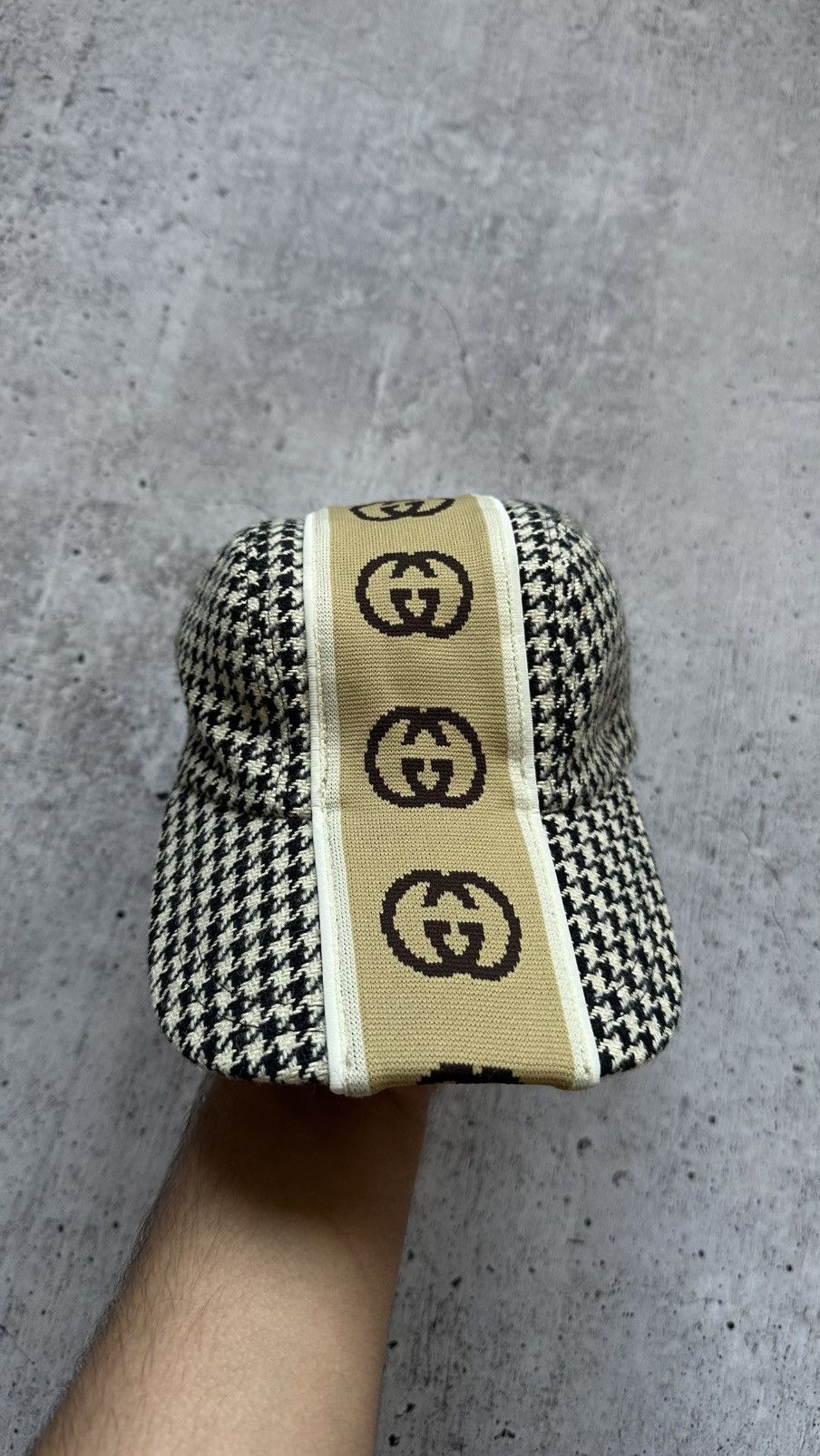 Gucci Gucci Multilogo Tweed Style Hat Size ONE SIZE - 6 Thumbnail