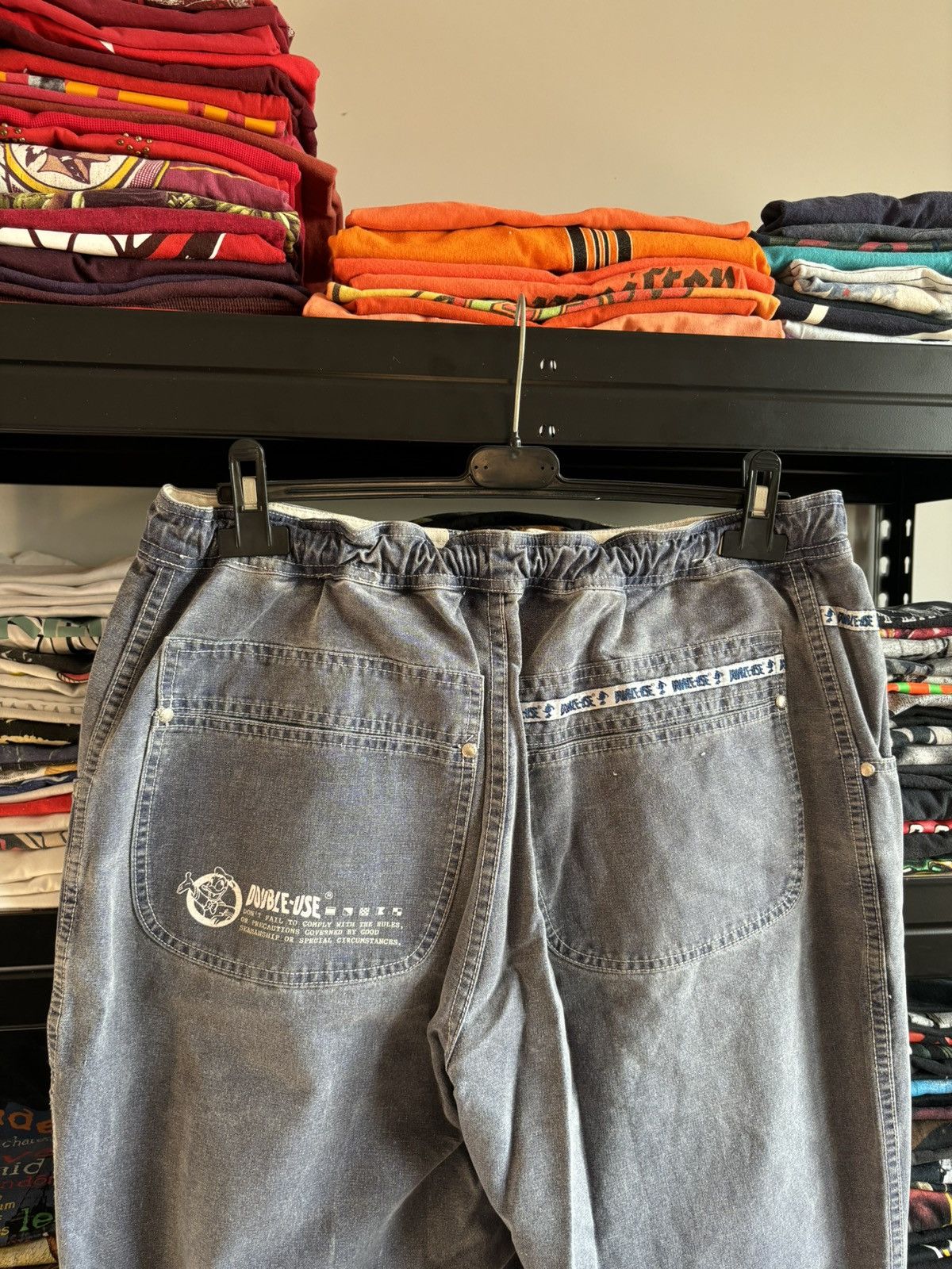 Disney × Mickey Mouse Disney Mickey Mouse Distressed Denim Workwear Rare Grey Size US 34 / EU 50 - 2 Thumbnail