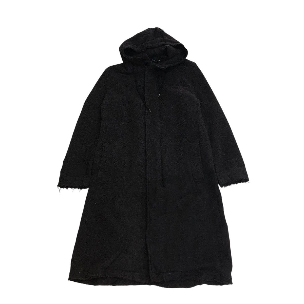 Ground Y 🔥RICH BLACK MOHAIR WOOL LONG JACKET GROUNDY YOHJI YAMAMOTO Size US M / EU 48-50 / 2 - 1 Thumbnail
