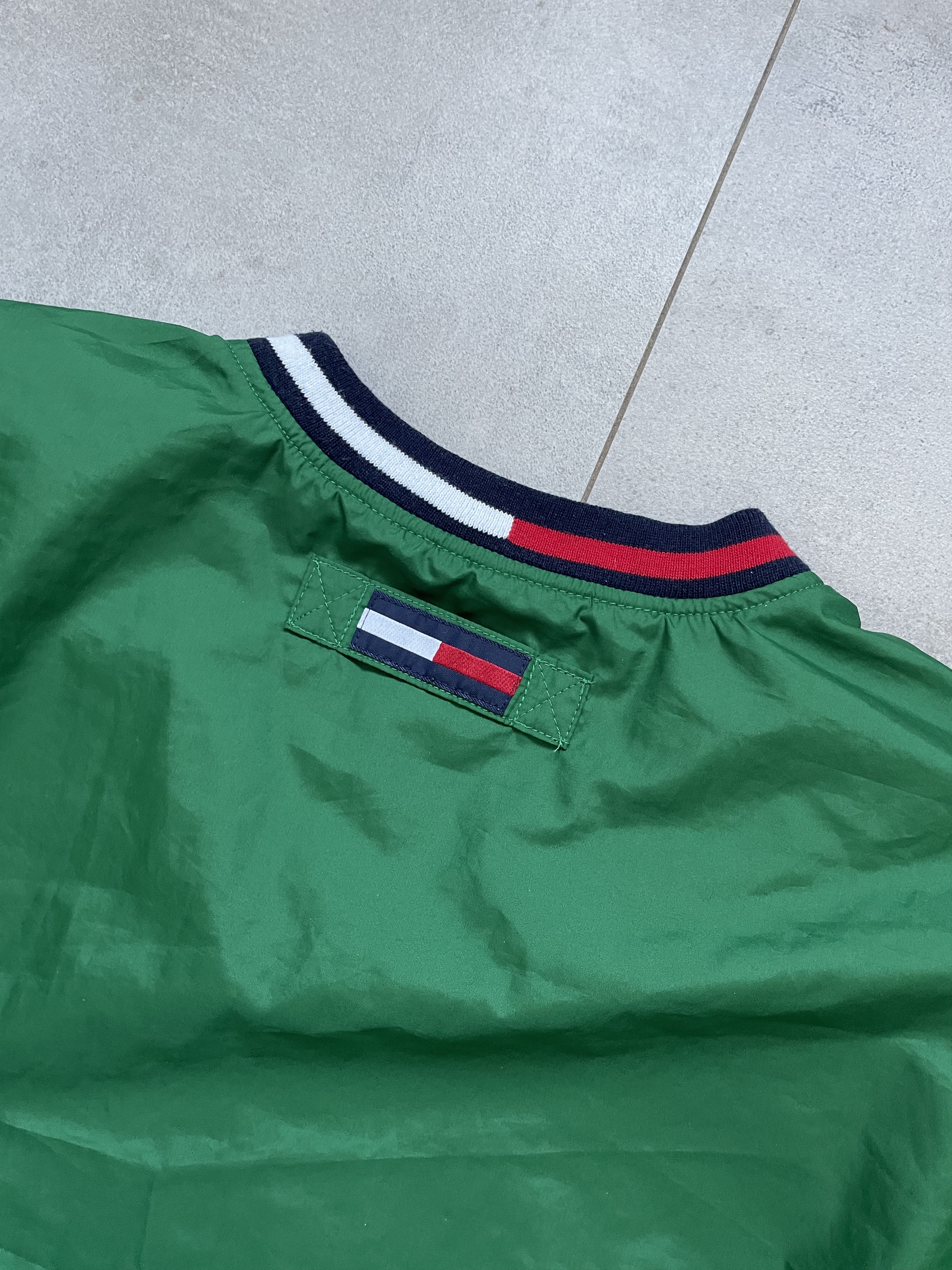 Tommy Hilfiger Y2K TOMMY HILFIGER GREEN BOXY WINDBREAKER JACKET Size US L / EU 52-54 / 3 - 5 Thumbnail