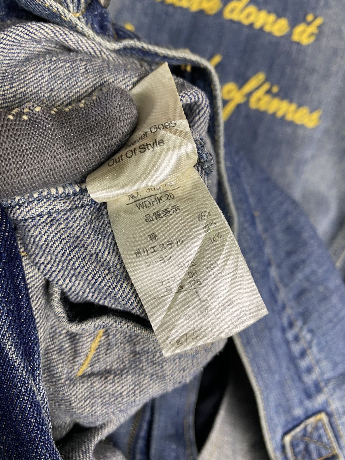 Japanese Brand Junglestorm Vintage Denim Jacket Embroidery Zip Up Japanese Size US M / EU 48-50 / 2 - 13 Thumbnail