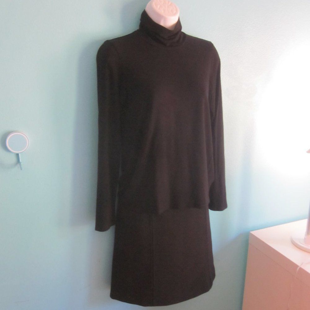 Eileen Fisher Eileen Fisher Classic Black Turtleneck Size SP Petite Size S / US 4 / IT 40 - 8 Thumbnail