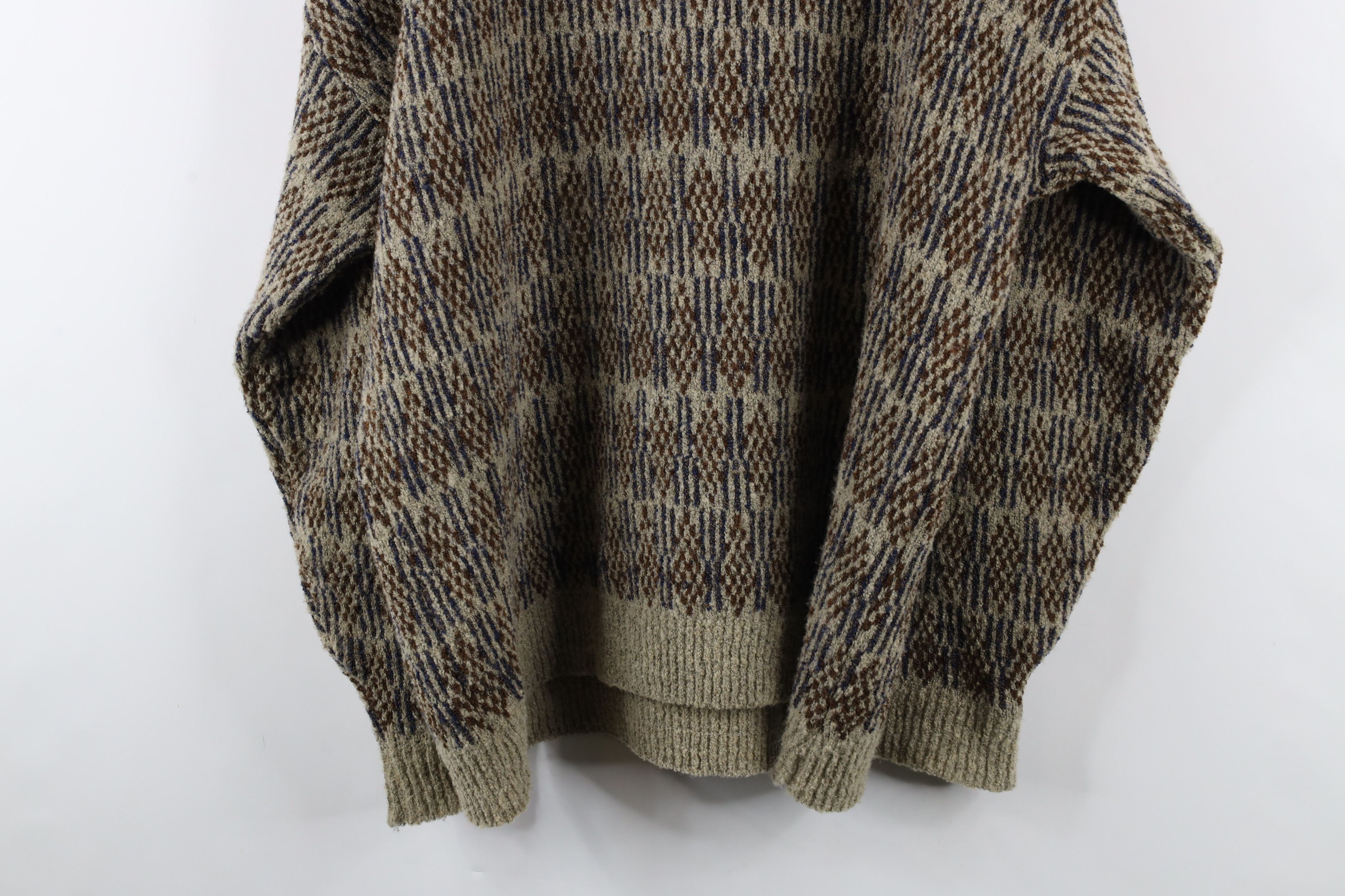 Vintage Vintage 90s Streetwear Fair Isle Wool Blend Knit Sweater USA Size US XL / EU 56 / 4 - 8 Thumbnail